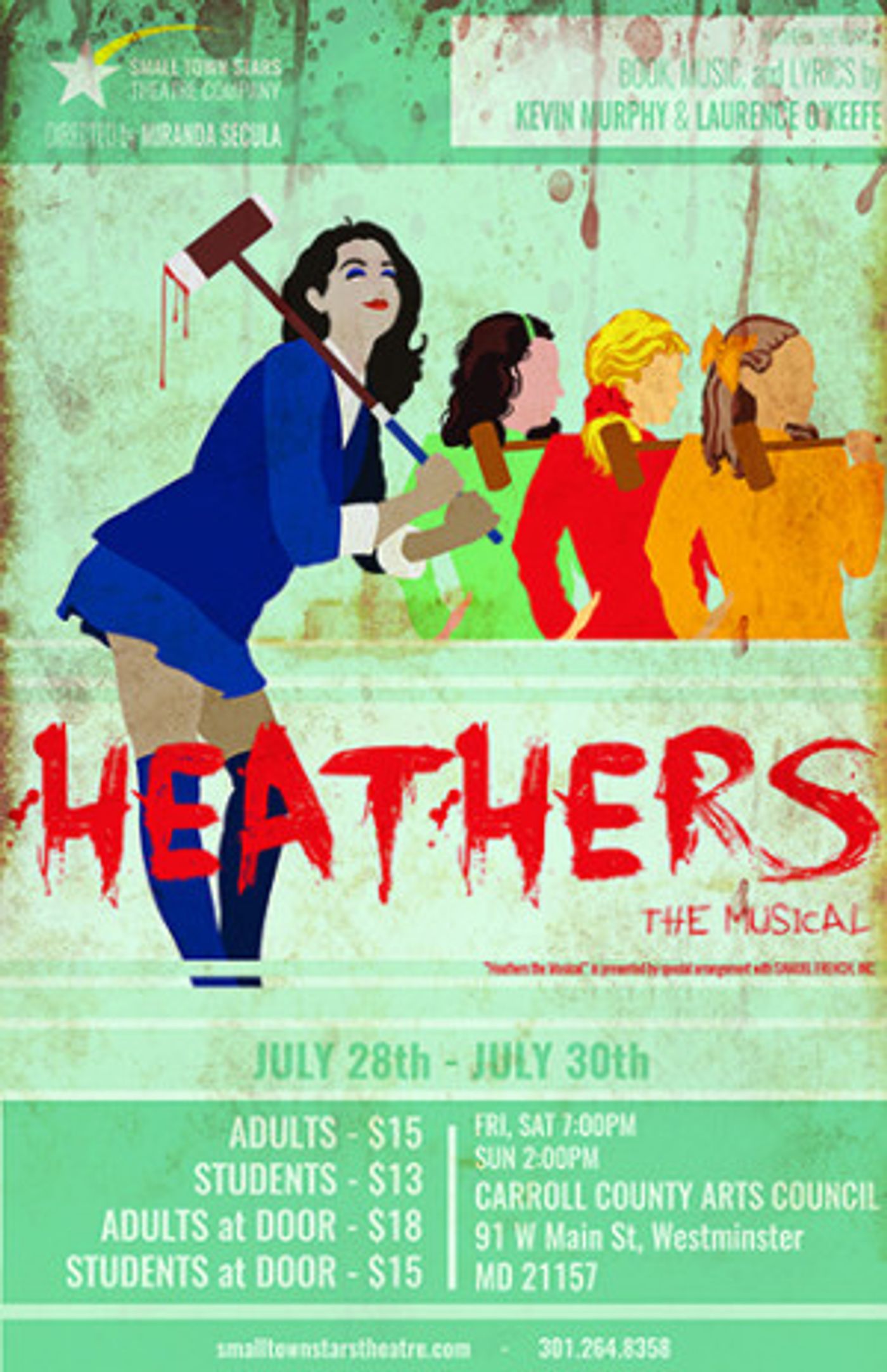 HEATHERS THE MUSICAL to Debut in Carroll County with Small Town Stars Theatre Company Image