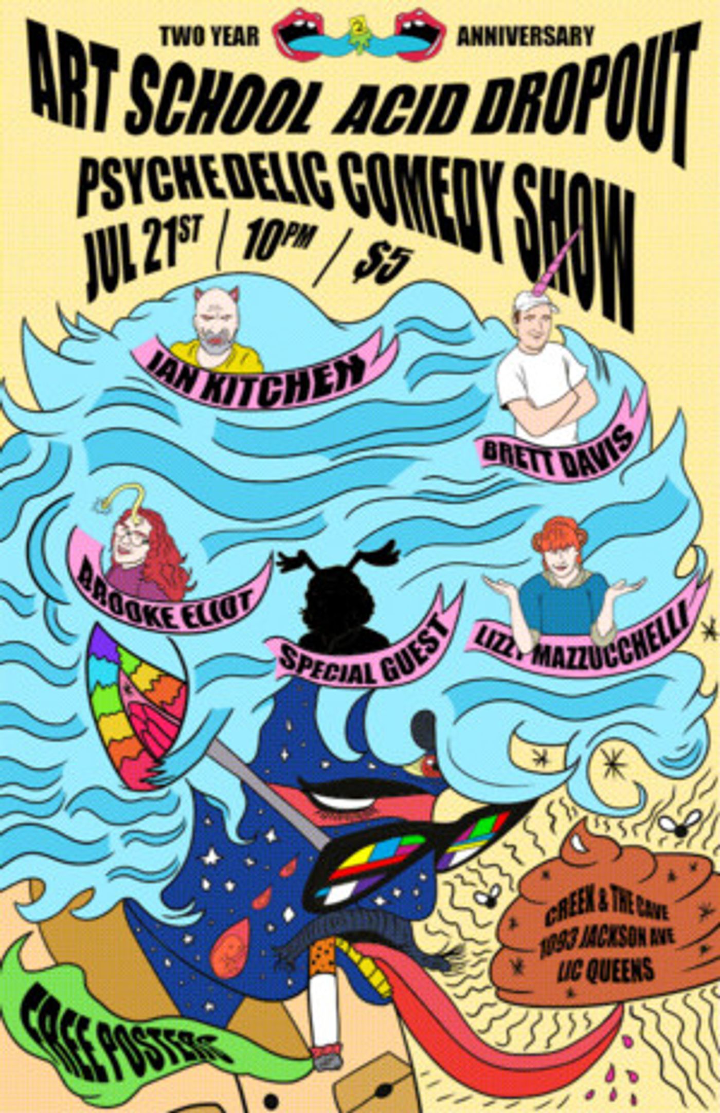 ART SCHOOL ACID DROPOUT 2 Year Anniversary Show Announced  Image