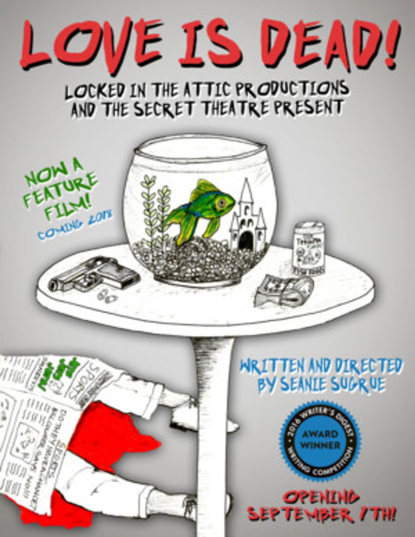 Locked in The Attic Productions Announces LOVE IS DEAD!  Image