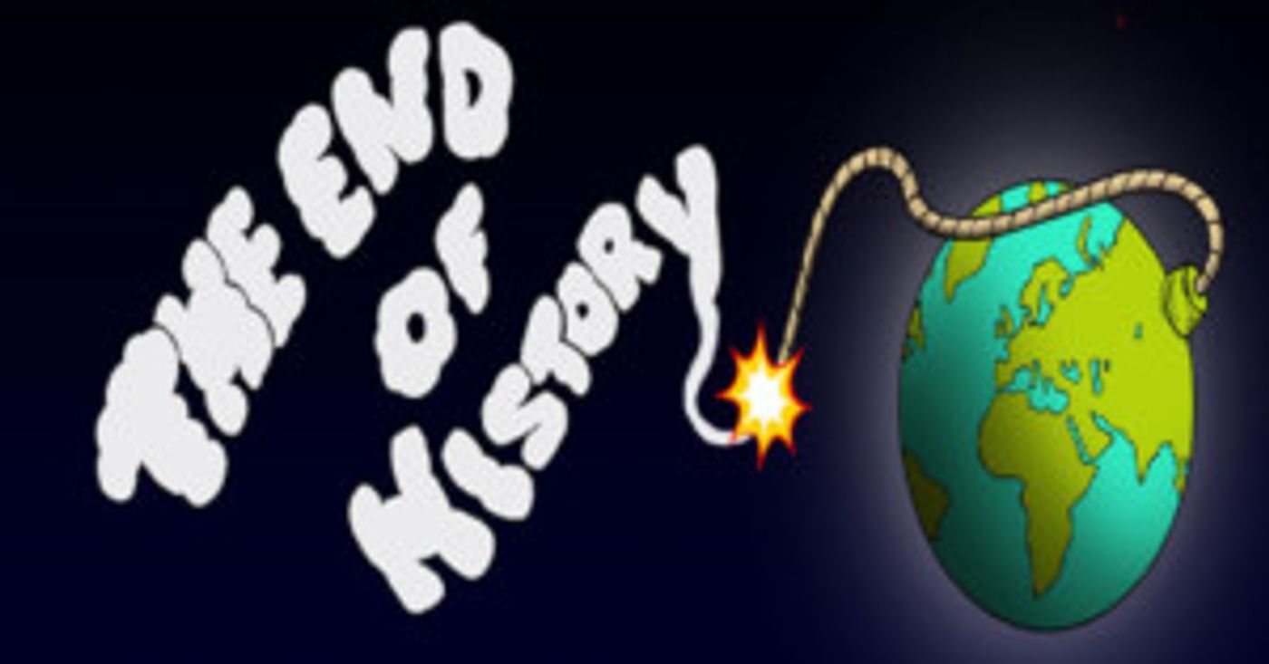 Tristan Bates Theatre Presents THE END OF HISTORY  Image