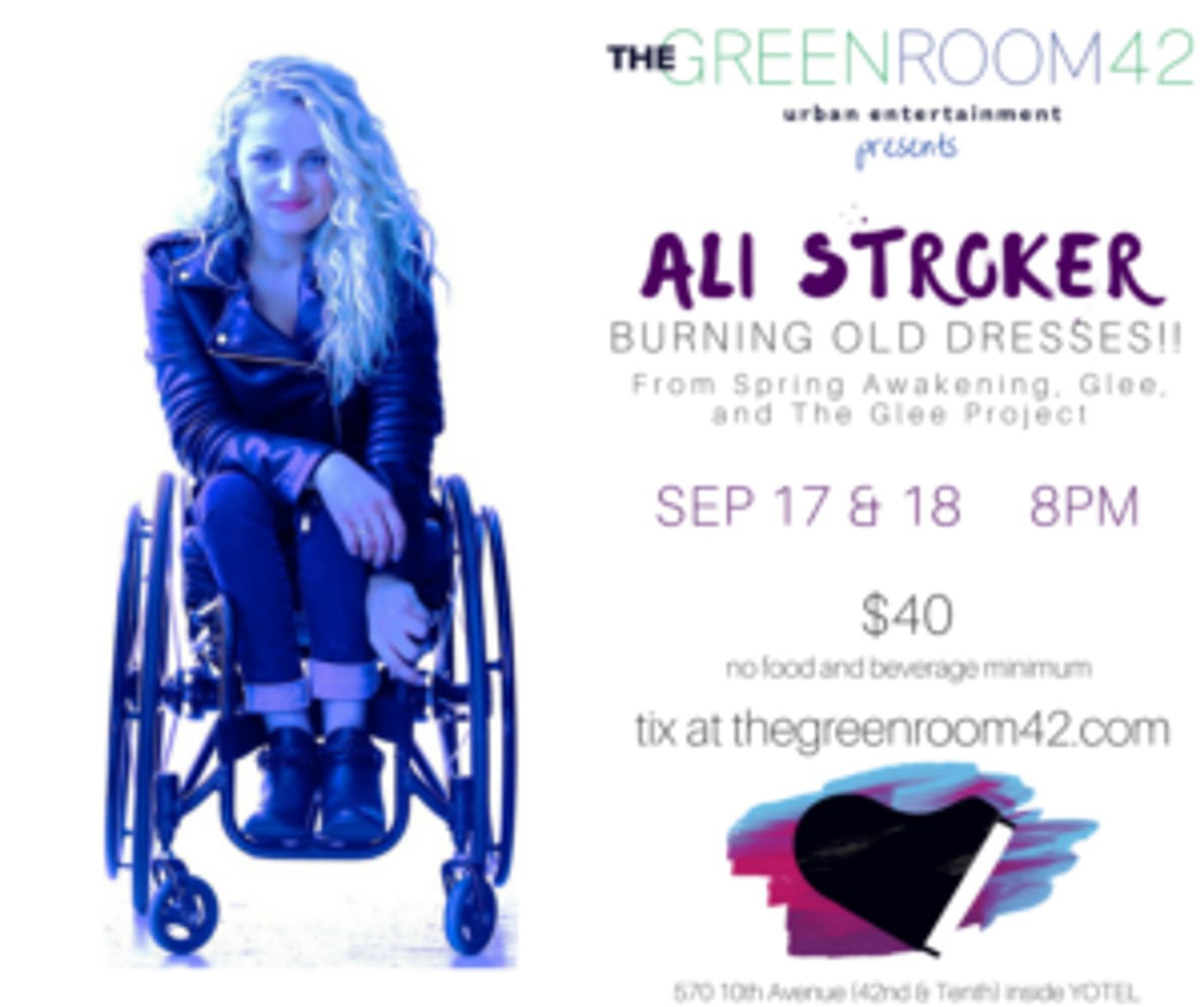 Ali Stroker to 'Burn Old Dresses' in Concert at The Green Room 42 Image