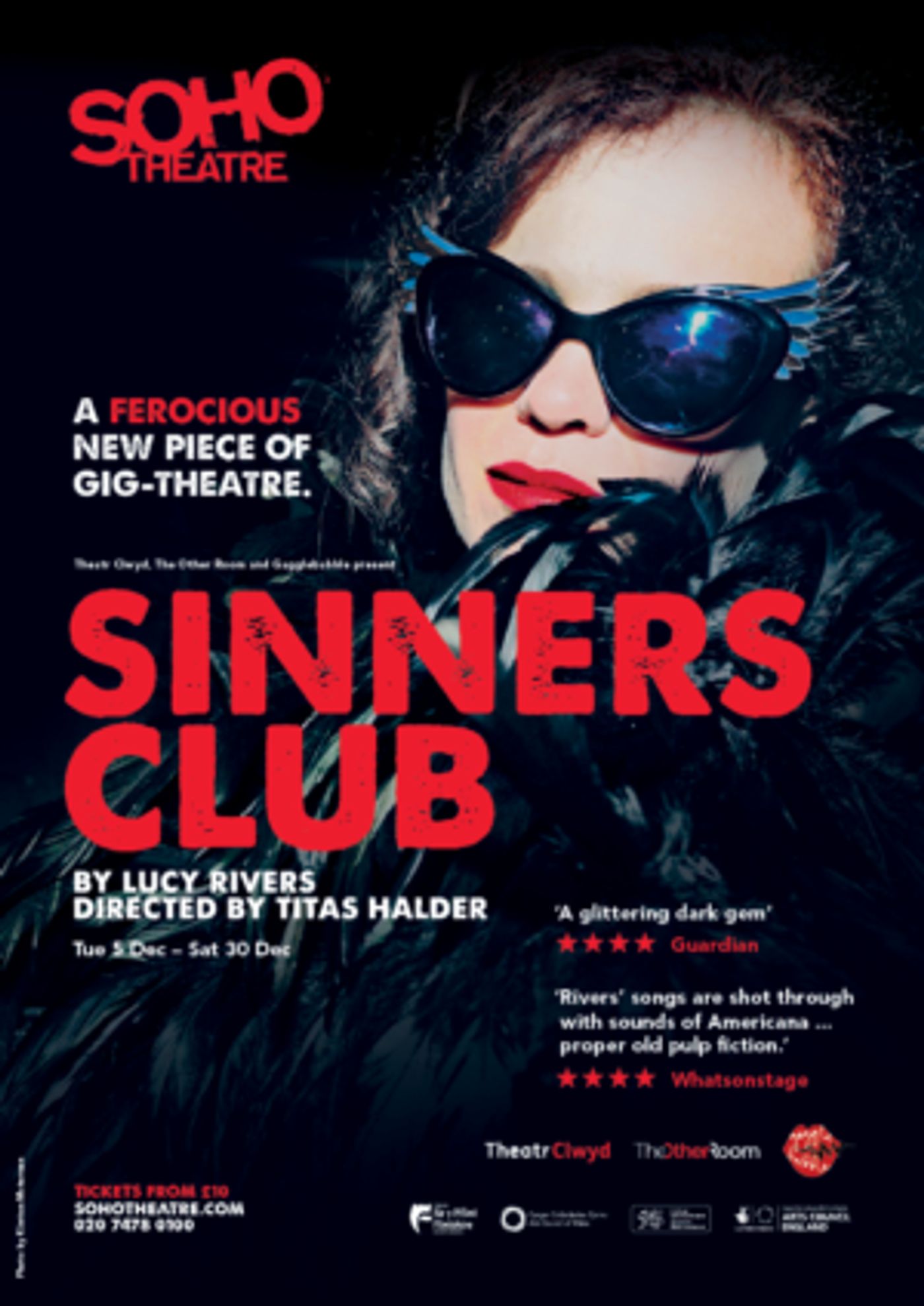 SINNERS CLUB To Transfer To Soho Theatre this December  Image