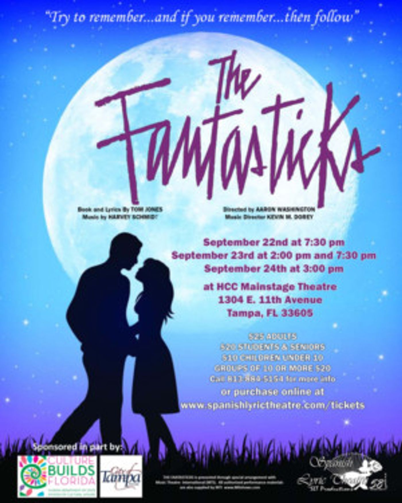 Florida's Spanish Lyric Theatre Announces the Cast for THE FANTASTICKS  Image