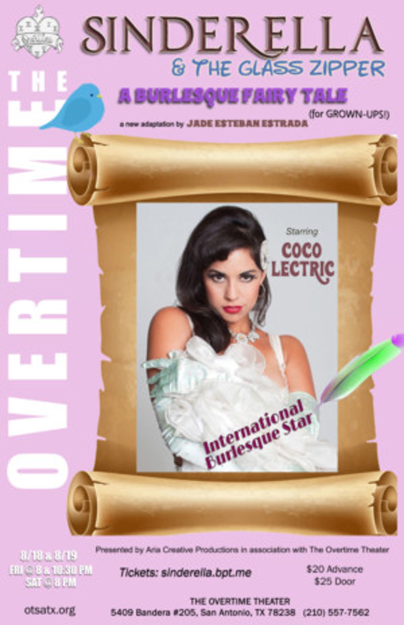 The Overtime Presents Burlesque Adaptation Of Cinderella SINDERELLA AND THE GLASS ZIPPER  Image