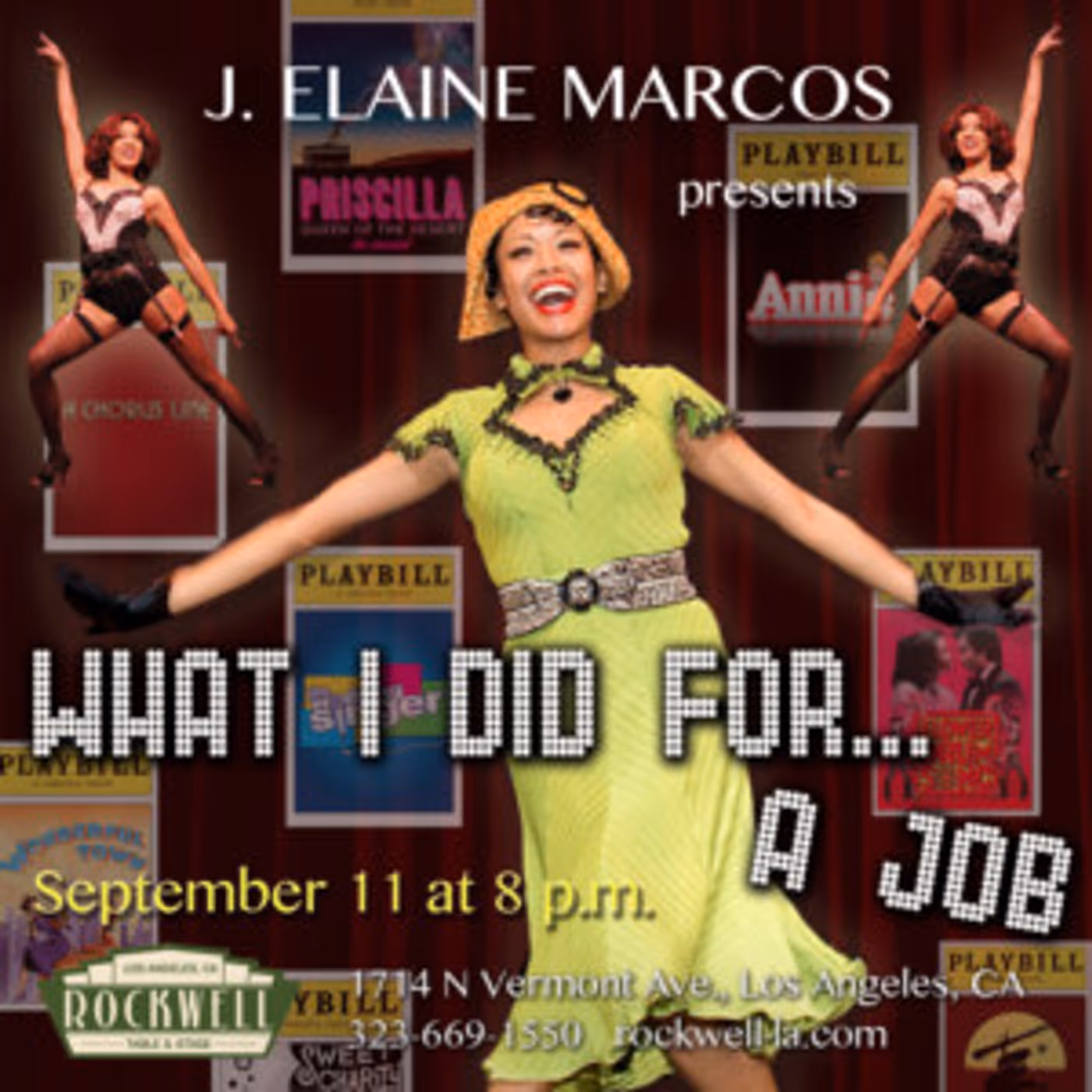 Broadway's J. Elaine Marcos' Solo Show Debuts at Rockwell Table & Stage  Image