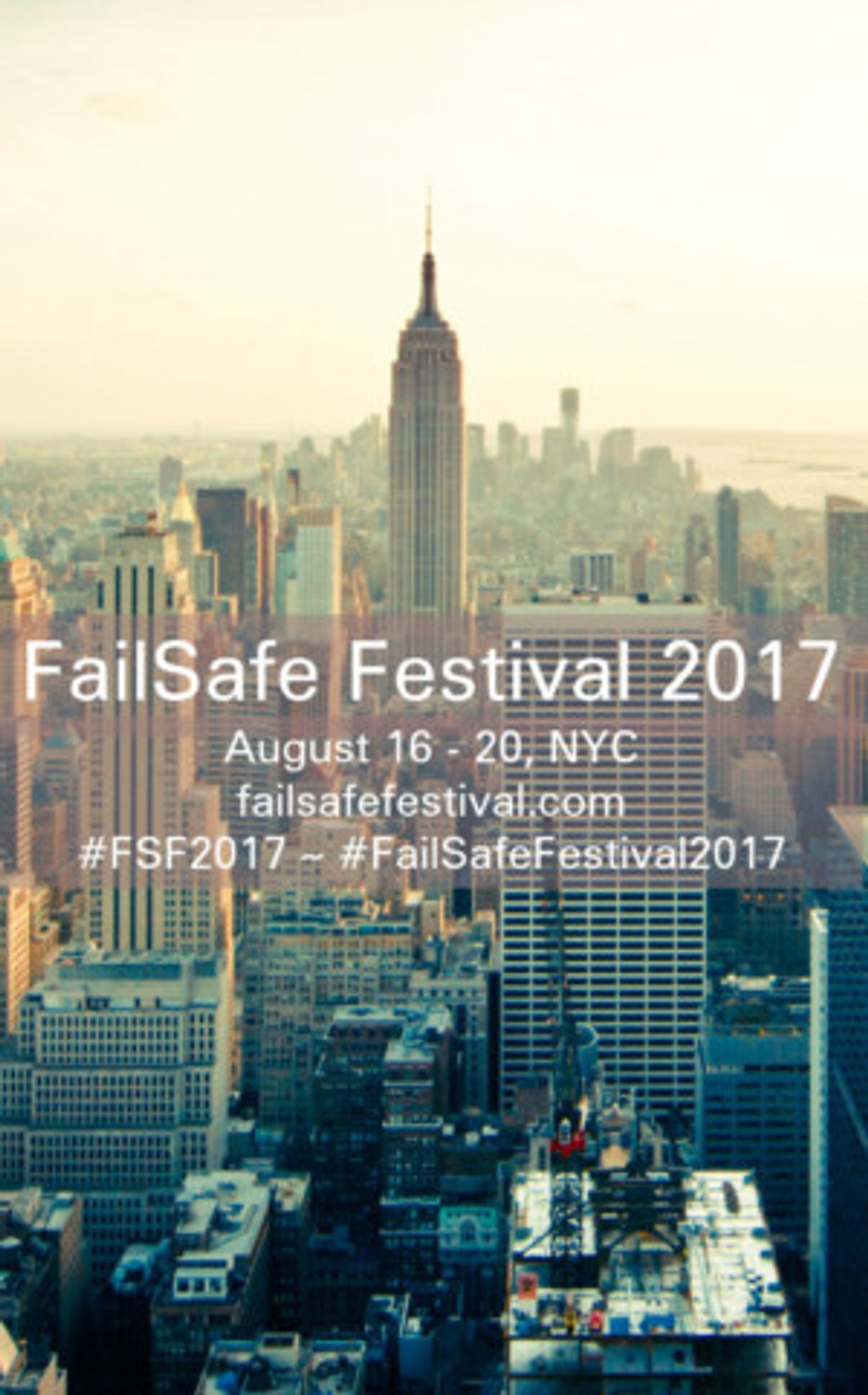 Inaugural FailSafe Festival 2017 Launches Today  Image
