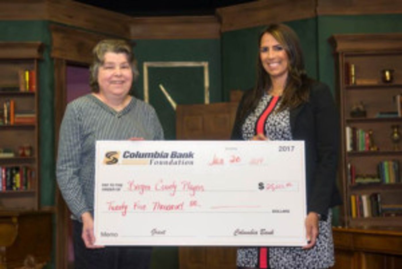 Bergen County Players Receive Grant from Columbia Bank  Image