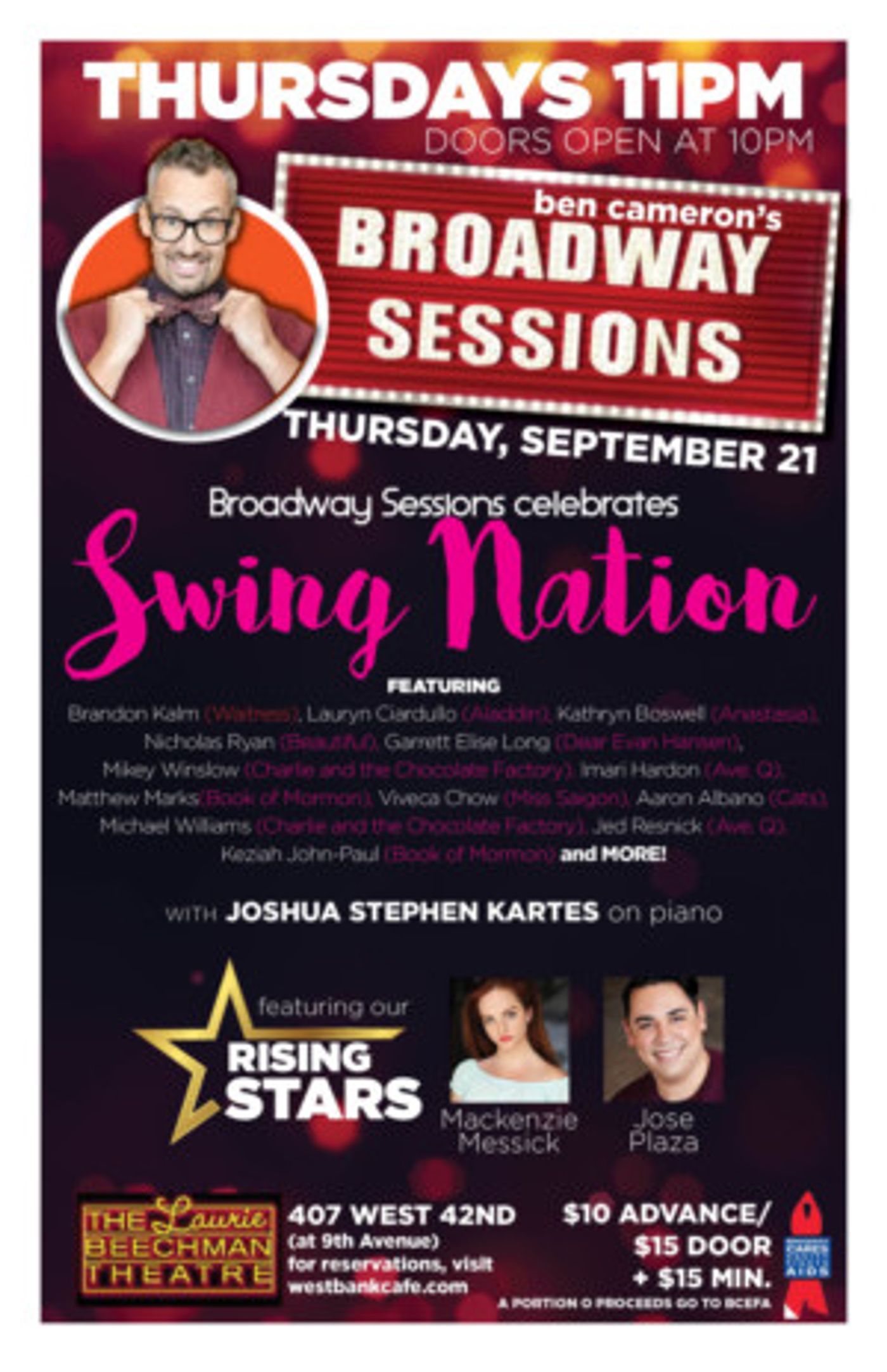 BROADWAY SESSIONS to Celebrate Swings This Week  Image