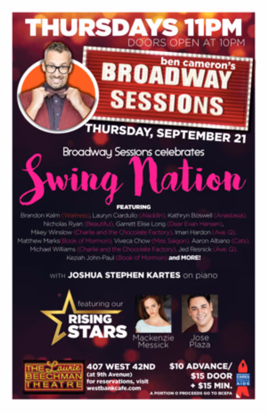 BROADWAY SESSIONS to Celebrate Swings This Week Image