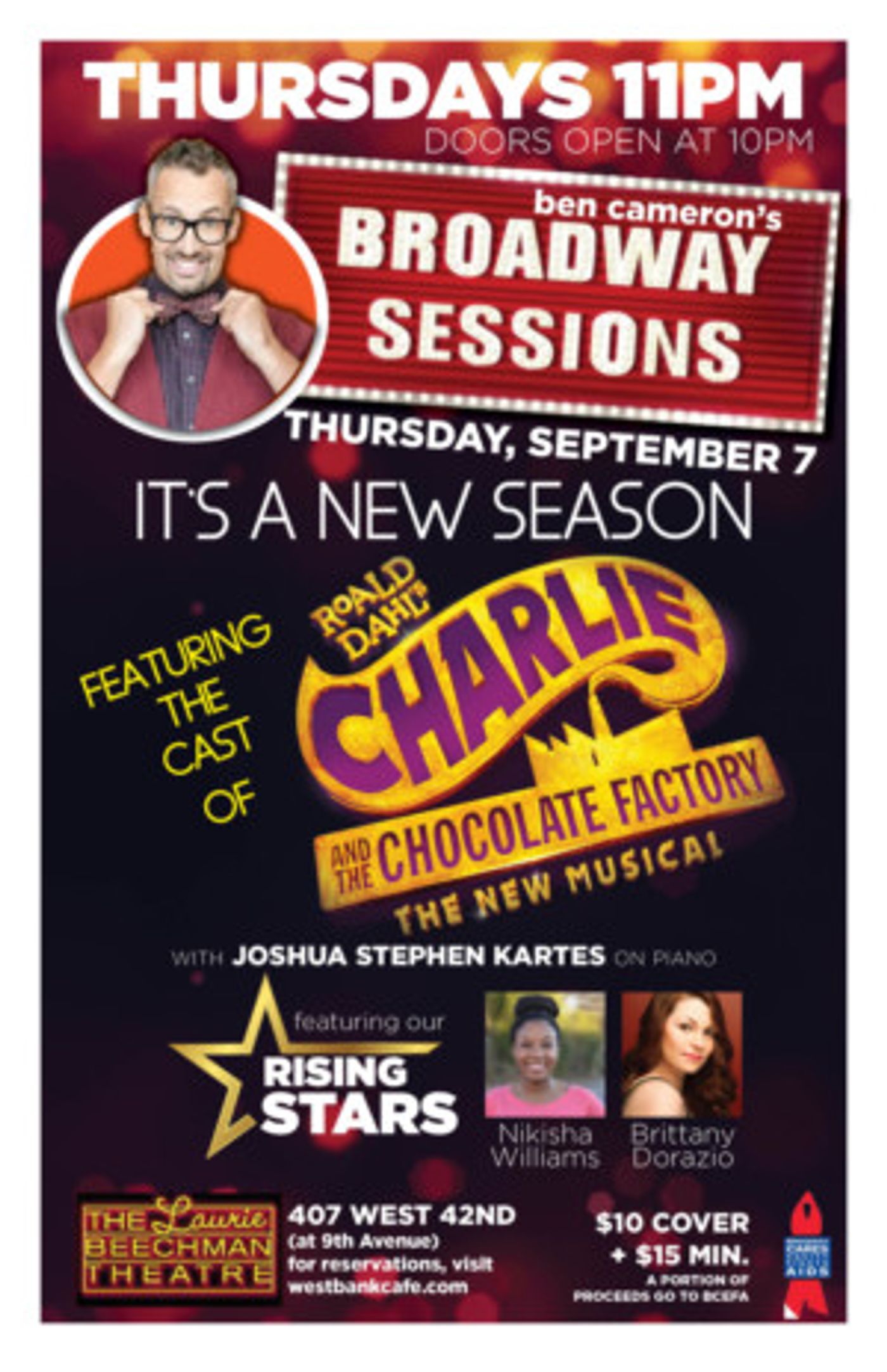 Broadway Sessions Returns with CHARLIE AND THE CHOCOLATE FACTORY Cast Tonight  Image
