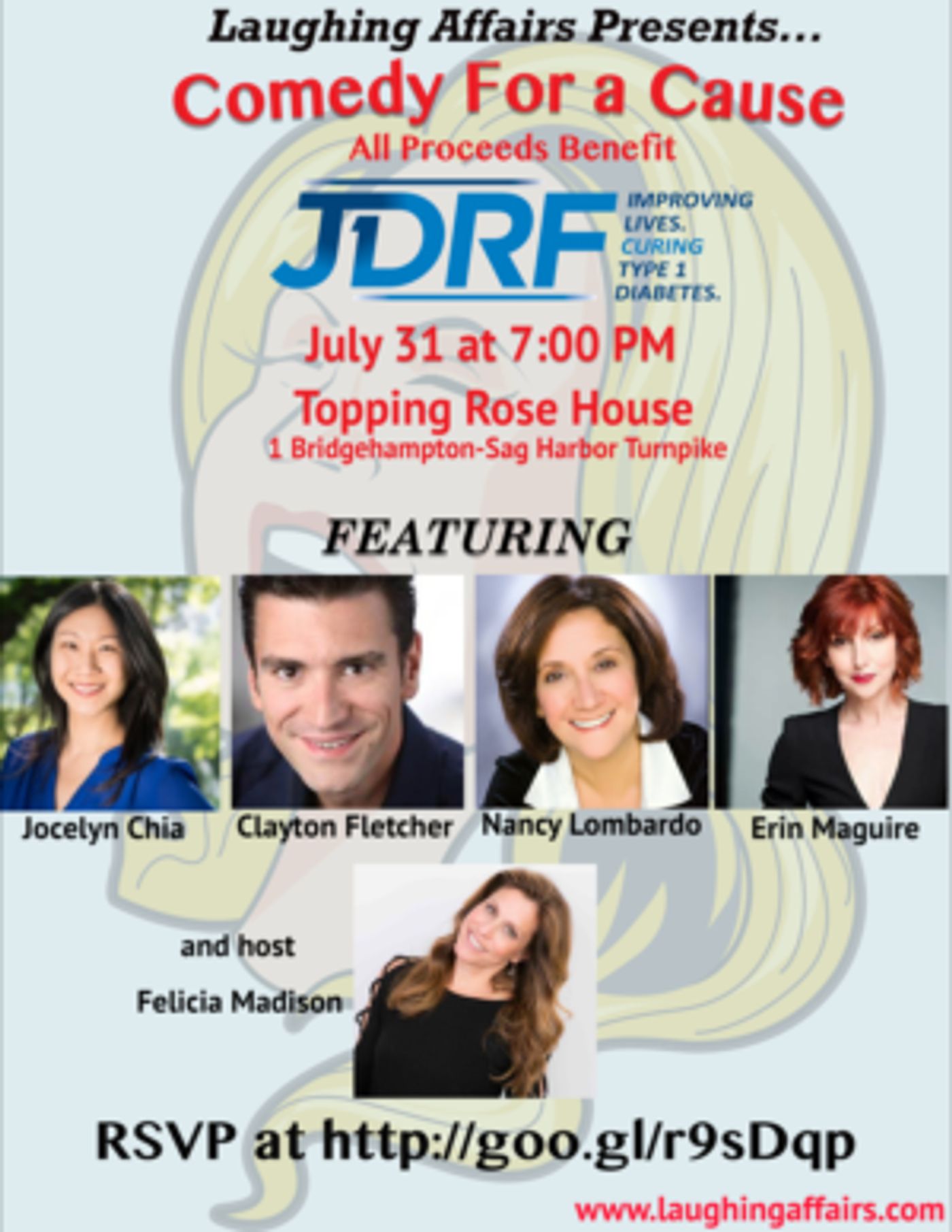 COMEDY FOR A CAUSE to Donate Proceeds to Benefit Juvenile Diabetes Research Foundation  Image