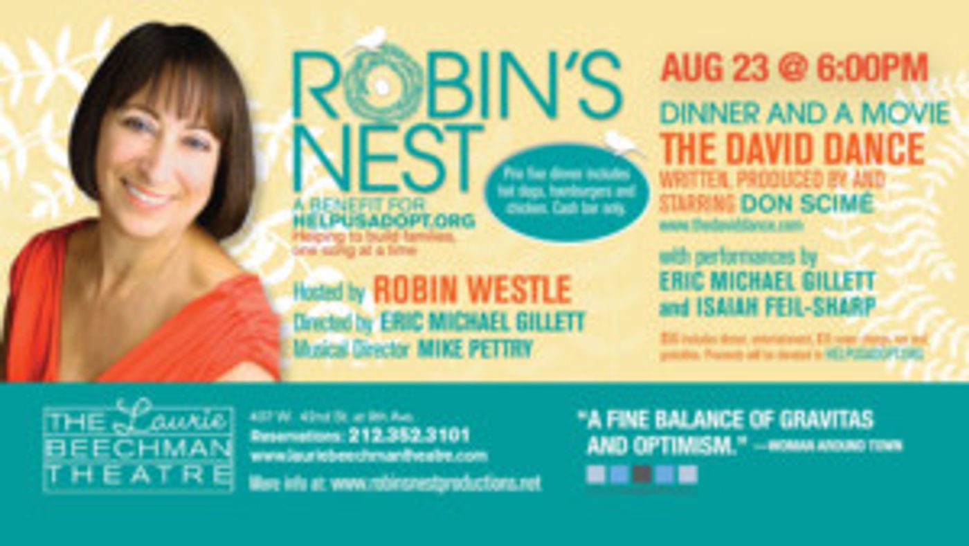 Robin's Nest Screening of THE DAVID DANCE to Benefit HelpUsAdopt.org  Image