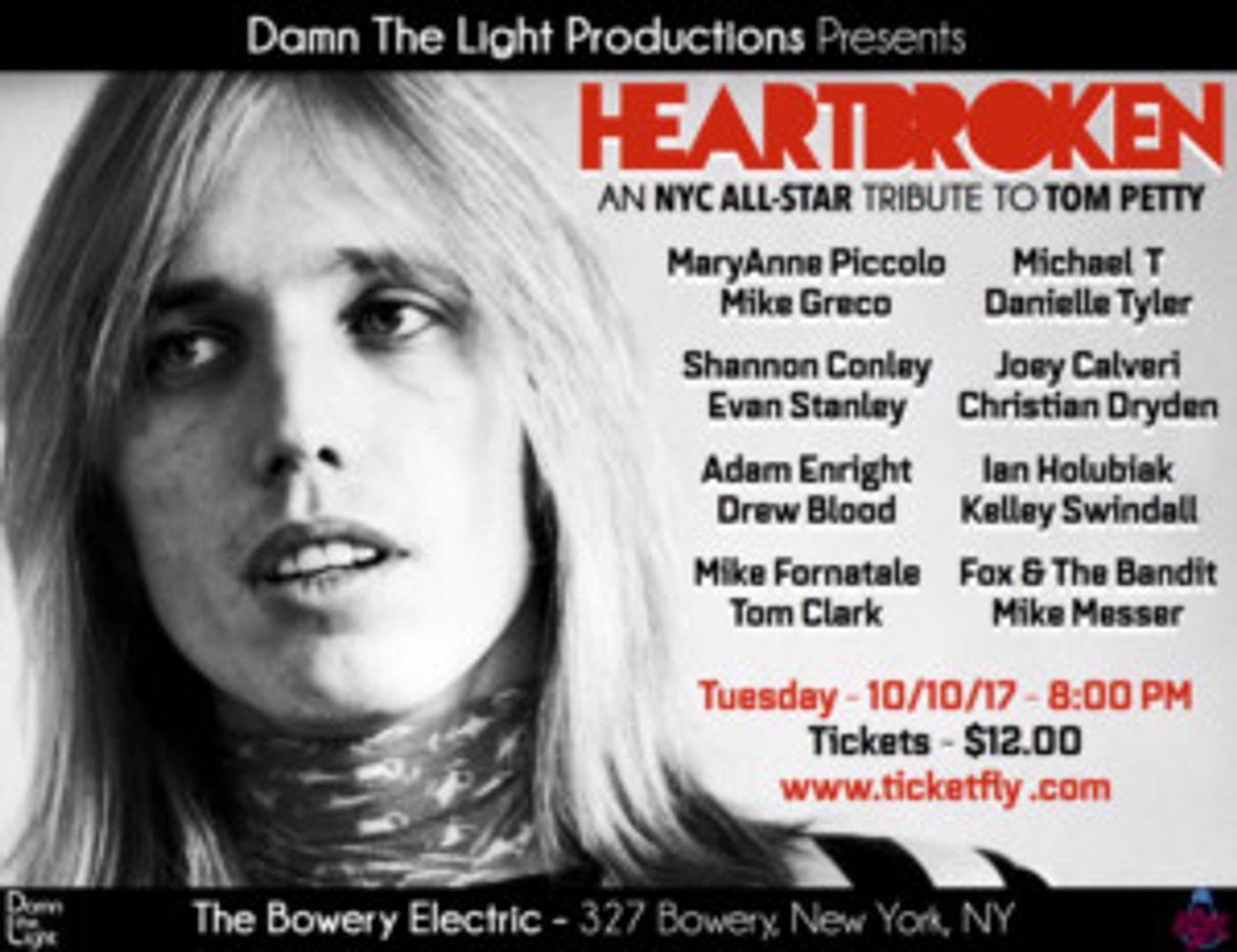 Stage Stars Joey Calveri and Shannon Conley to Tribute Tom Petty in HEARTBROKEN Concert  Image