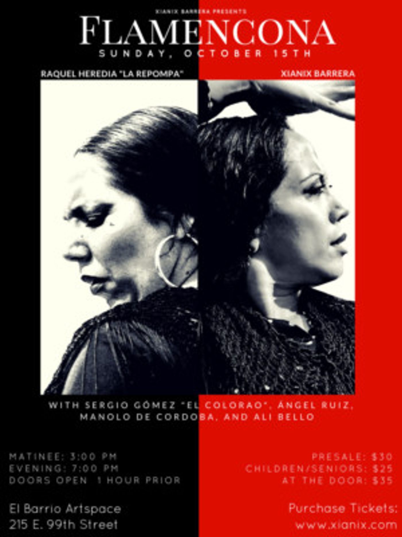 FLAMENCONA to Bring Bold Dance and Music to El Barrio Artsapce  Image
