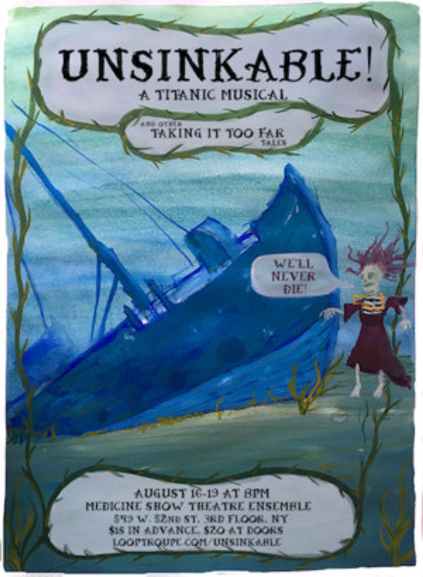 Loop Troupe presents Original Musical: UNSINKABLE! A Titanic Musical  Image