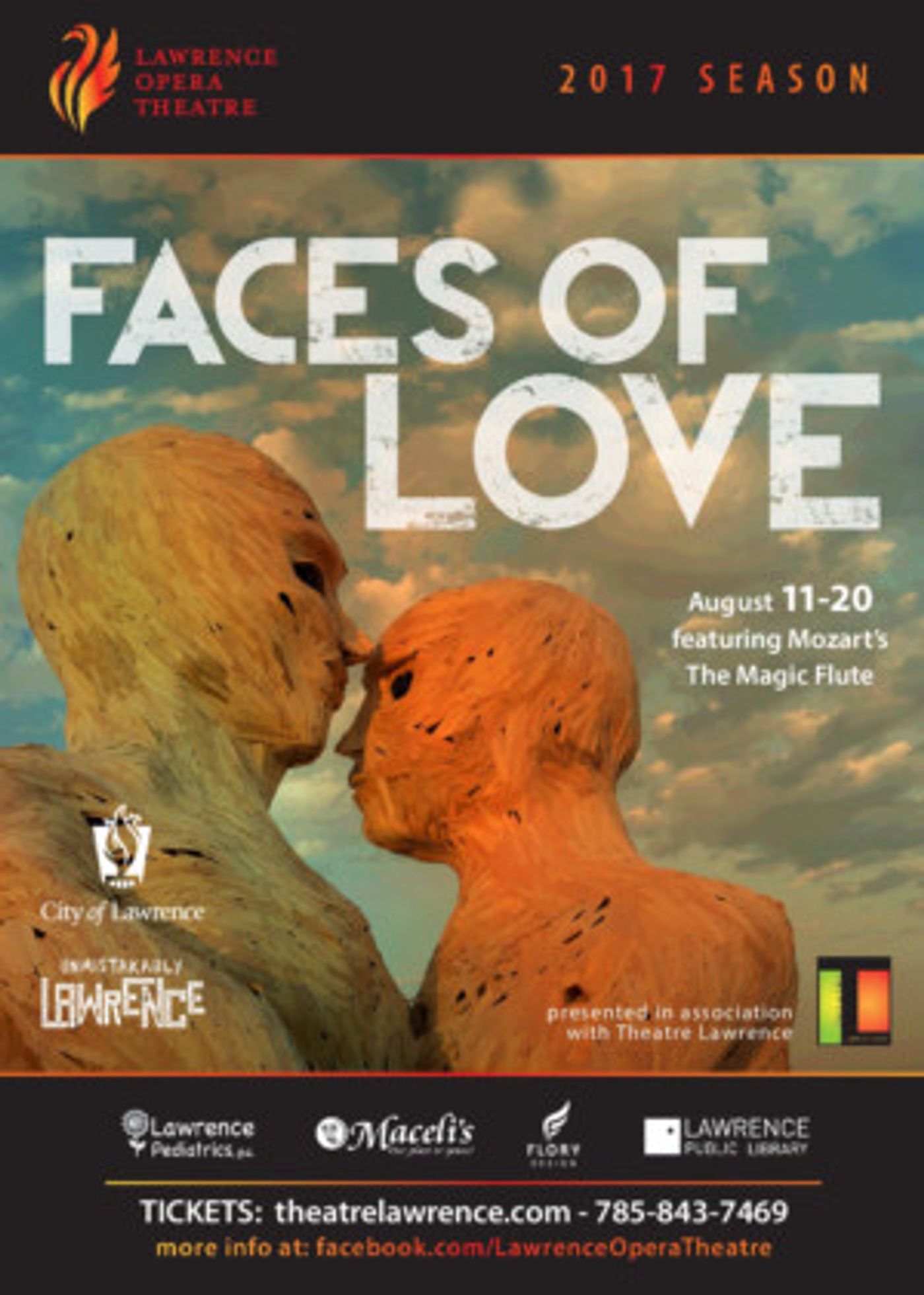 Lawrence Opera Theatre Presents 2017 Season 'Faces of Love'  Image