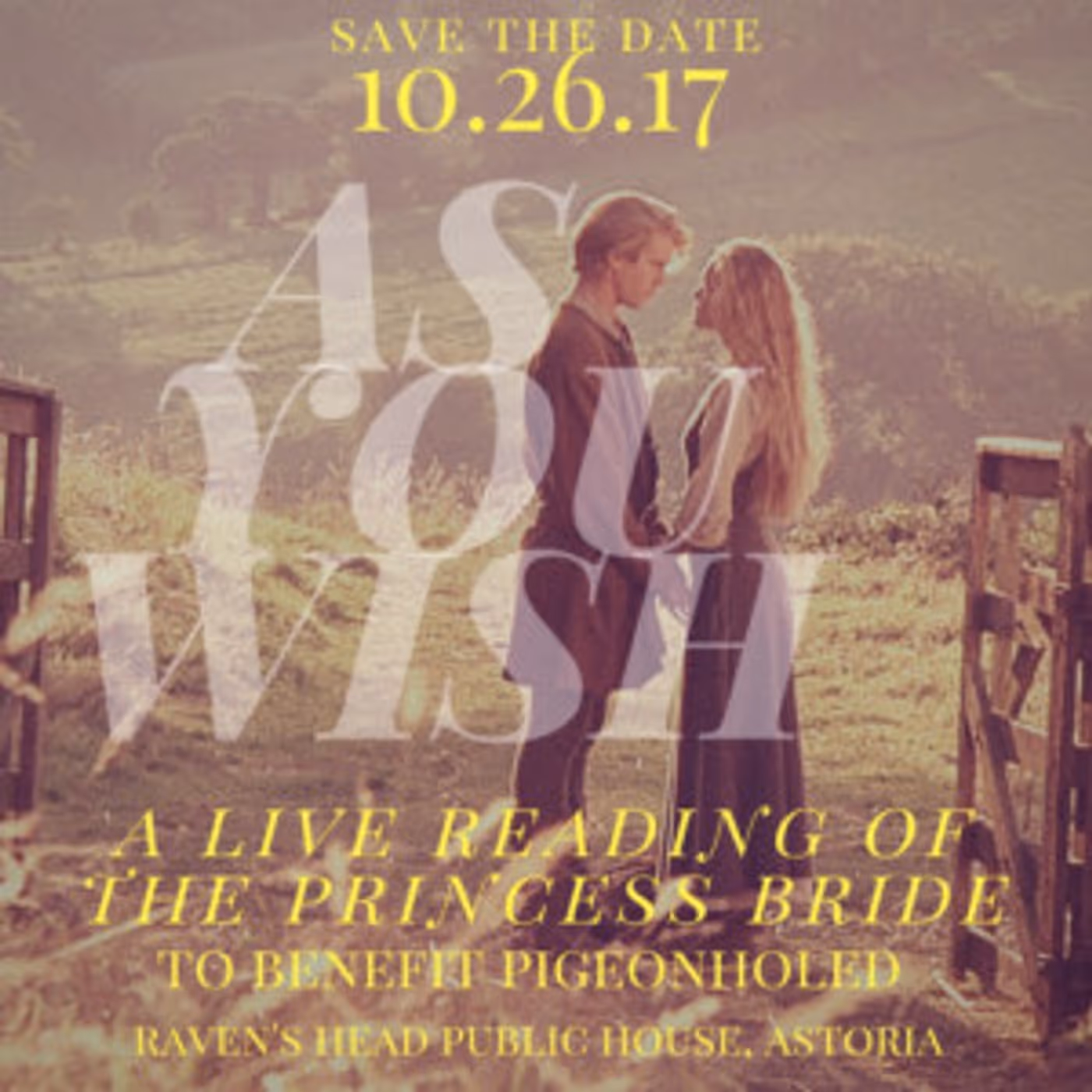 As You Wish! Pigeonholed to Present Live Reading of THE PRINCESS BRIDE Image