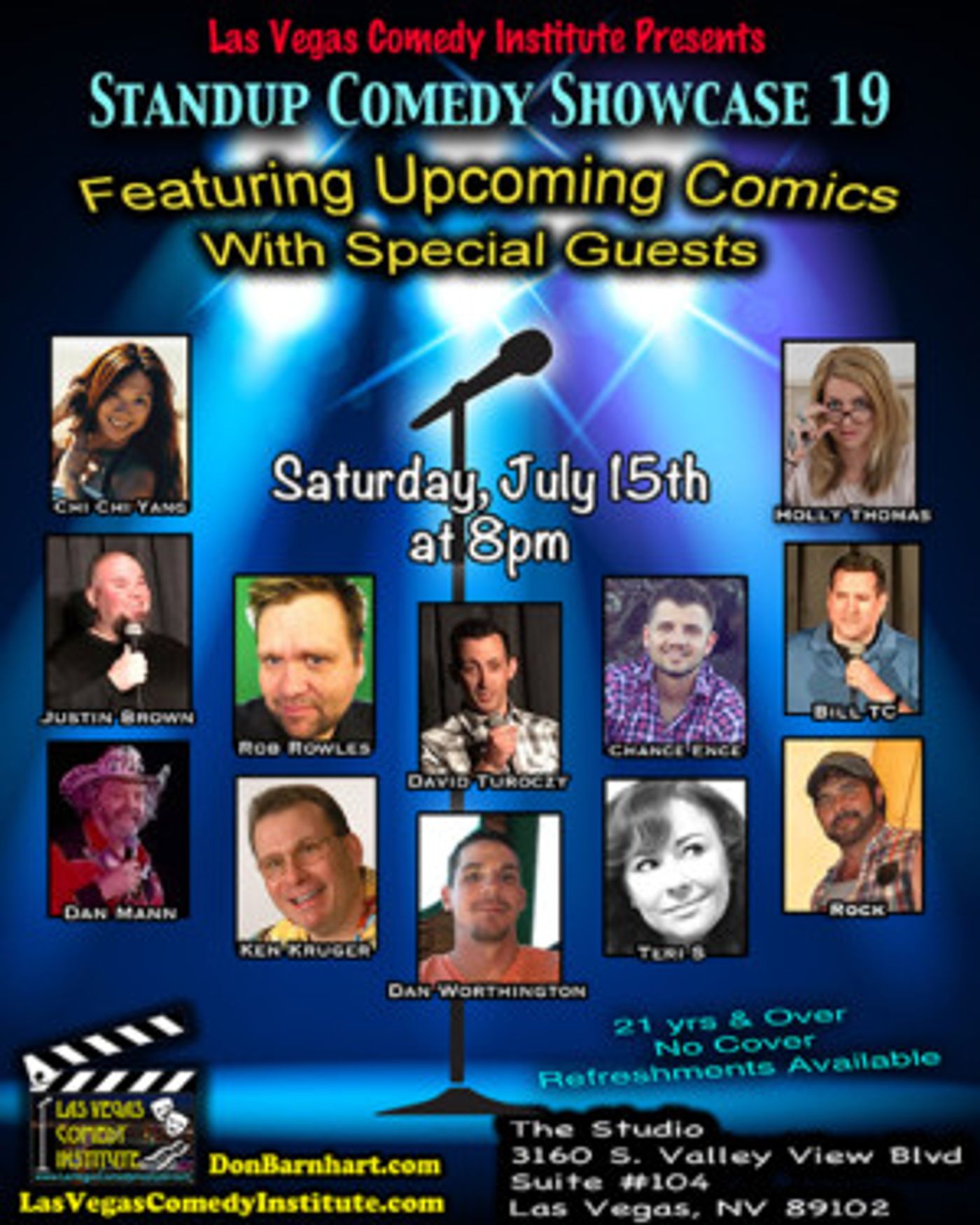 Don Barnhart's Las Vegas Comedy Institute to Present STANDUP SHOWCASE 19 Image