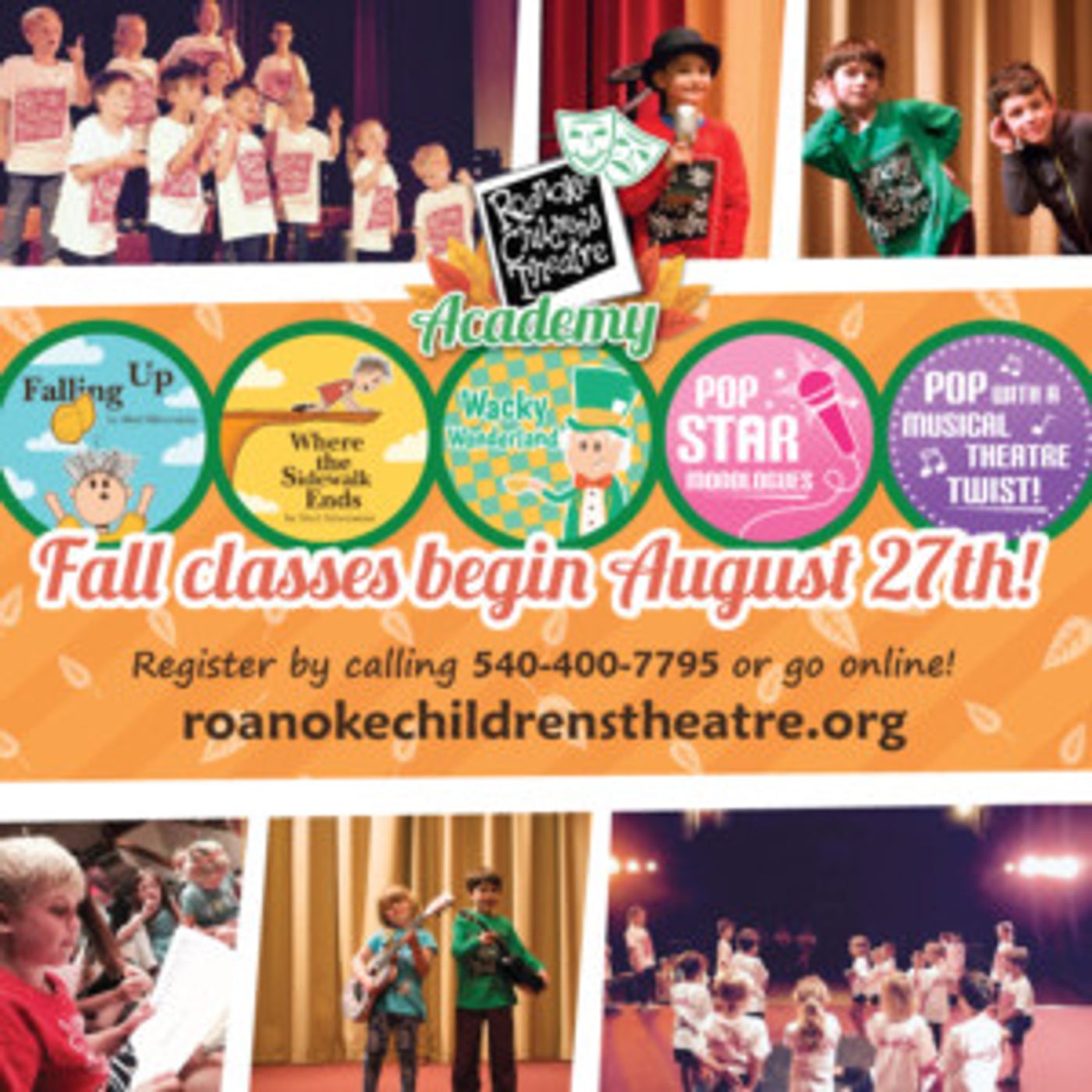 Roanoke Children's Theatre Academy to Kick Off Next Weekend  Image