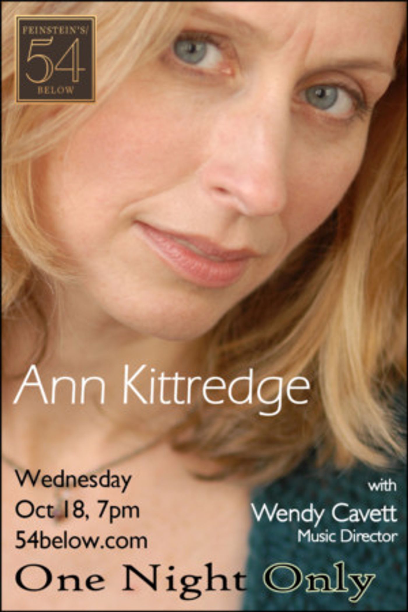 Ann Kittredge to Make Feinstein's/54 Below Debut This Fall  Image