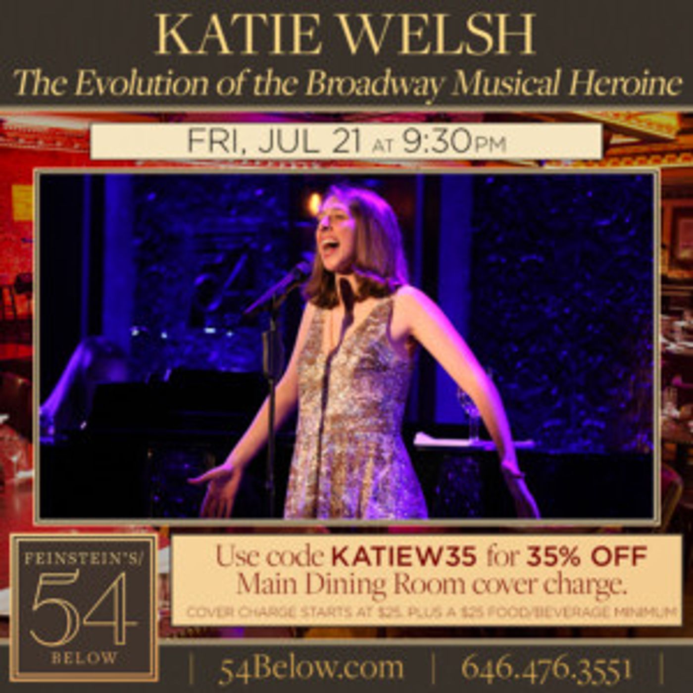 Katie Welsh to Perform at Feinstein's/54 Below this Friday Image