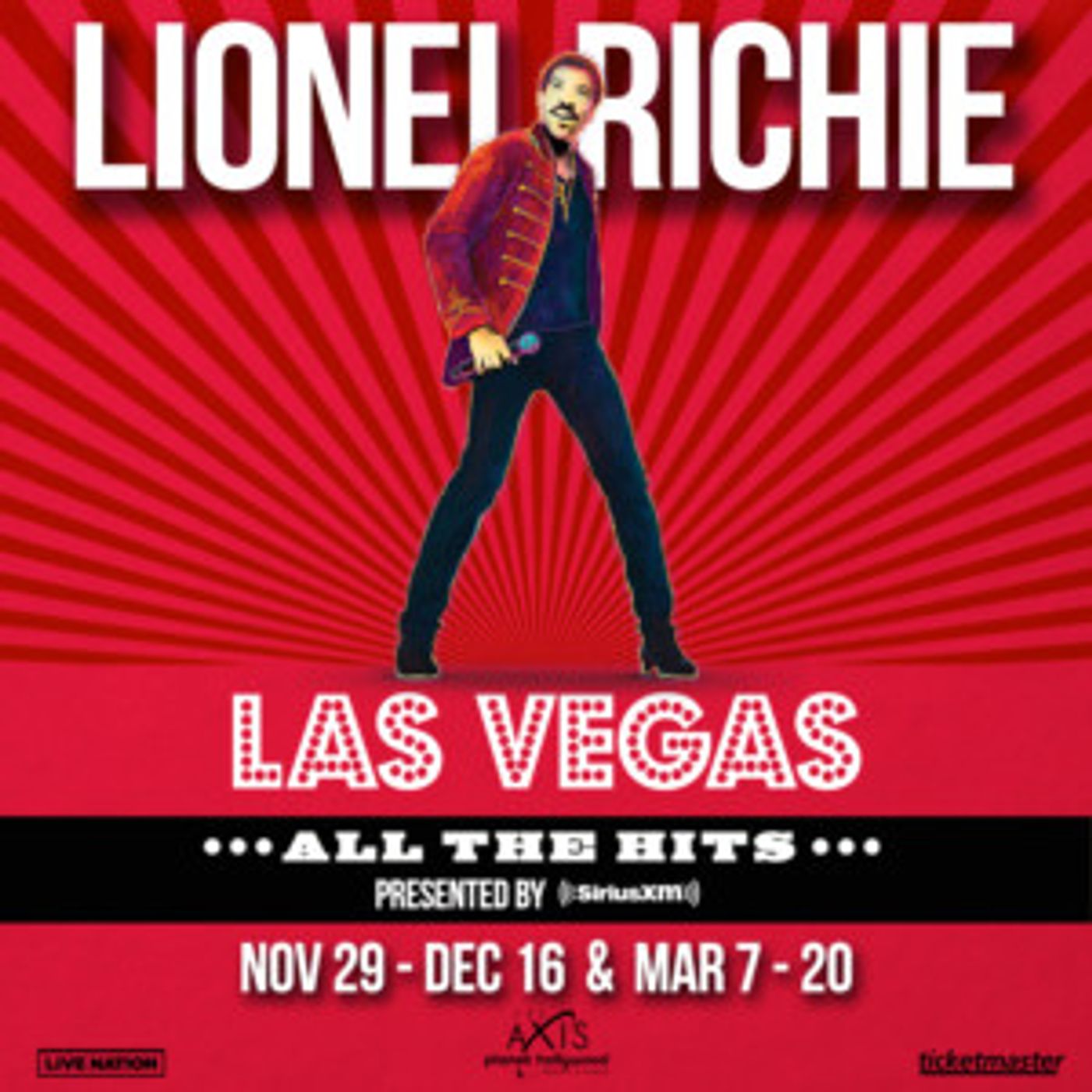 Lionel Richie Announces New Dates For LIONEL RICHIE: ALL THE HITS At Planet Hollywood Resort & Casino Image