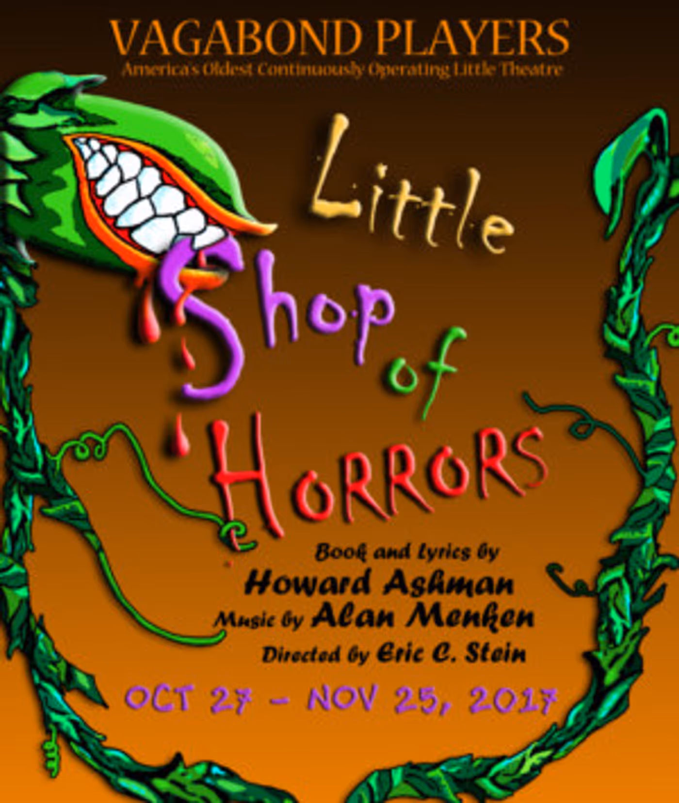 LITTLE SHOP OF HORRORS Opens at Vagabond Players Later this Month Image