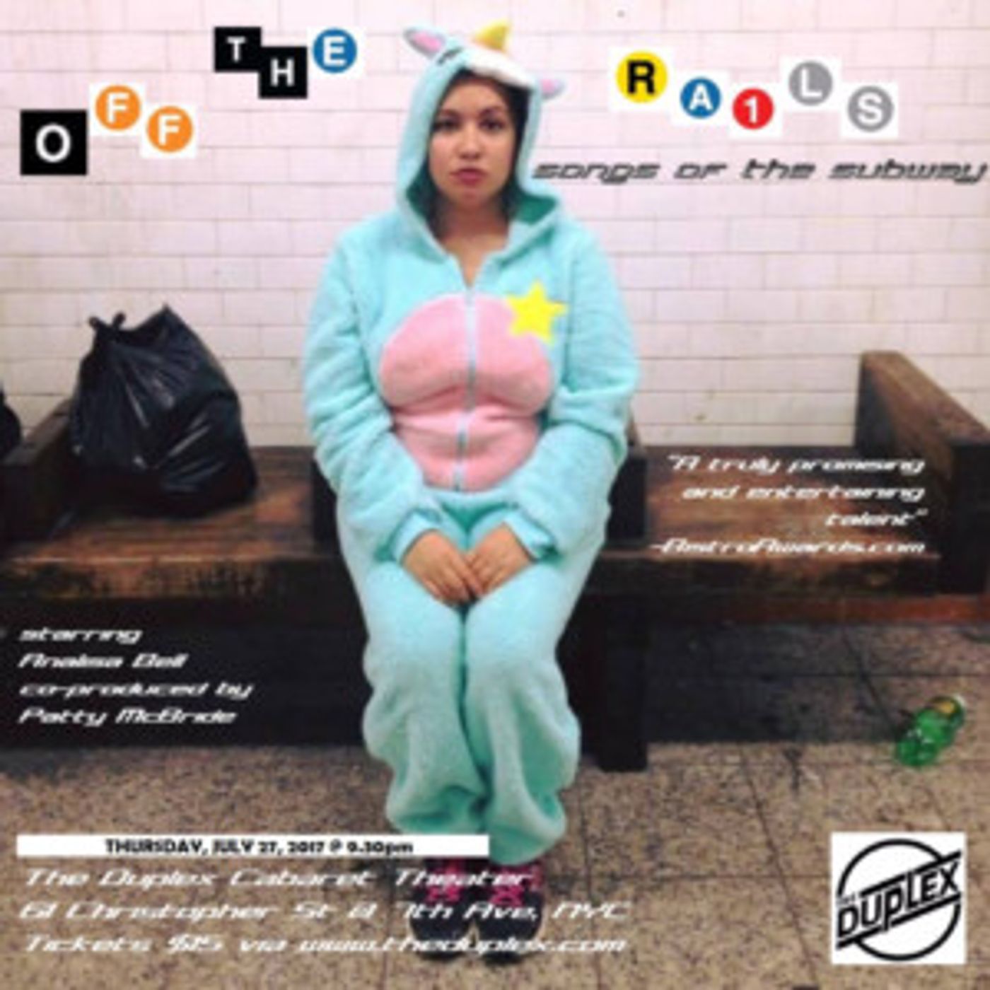 Off the Rails: Songs of the Subway hits The Duplex July 27  Image