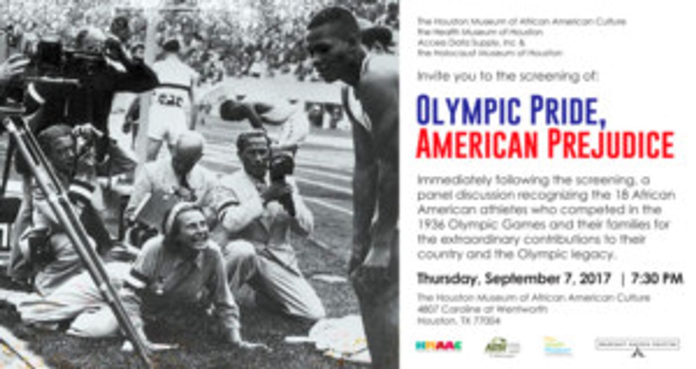 Three Houston Area Museums Team for Screening of OLYMPIC PRIDE, AMERICAN PREJUDICE Film  Image