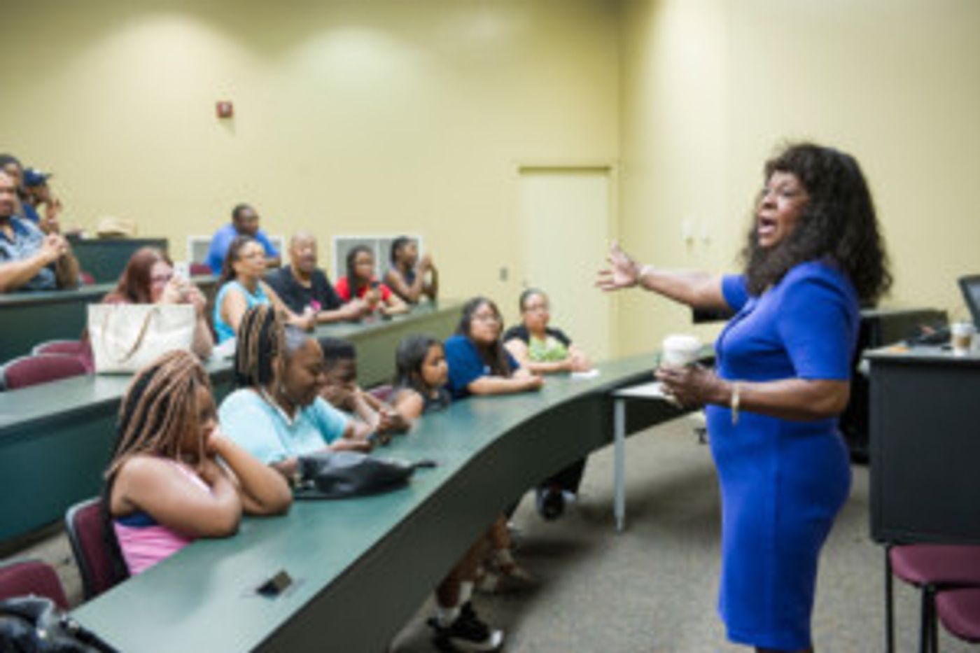 Motown Legend Martha Reeves visits Project Upward Bound Students at OU Image