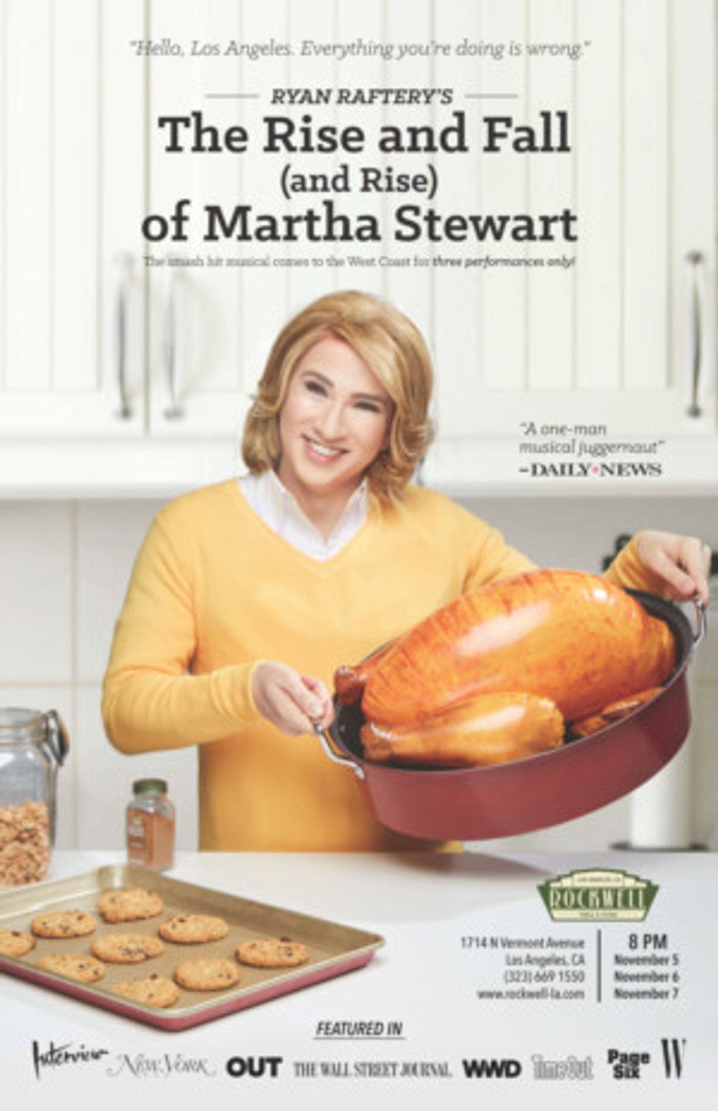 Ryan Raftery's Martha Stewart Show to Cook Up Laughs at Rockwell: Table & Stage  Image