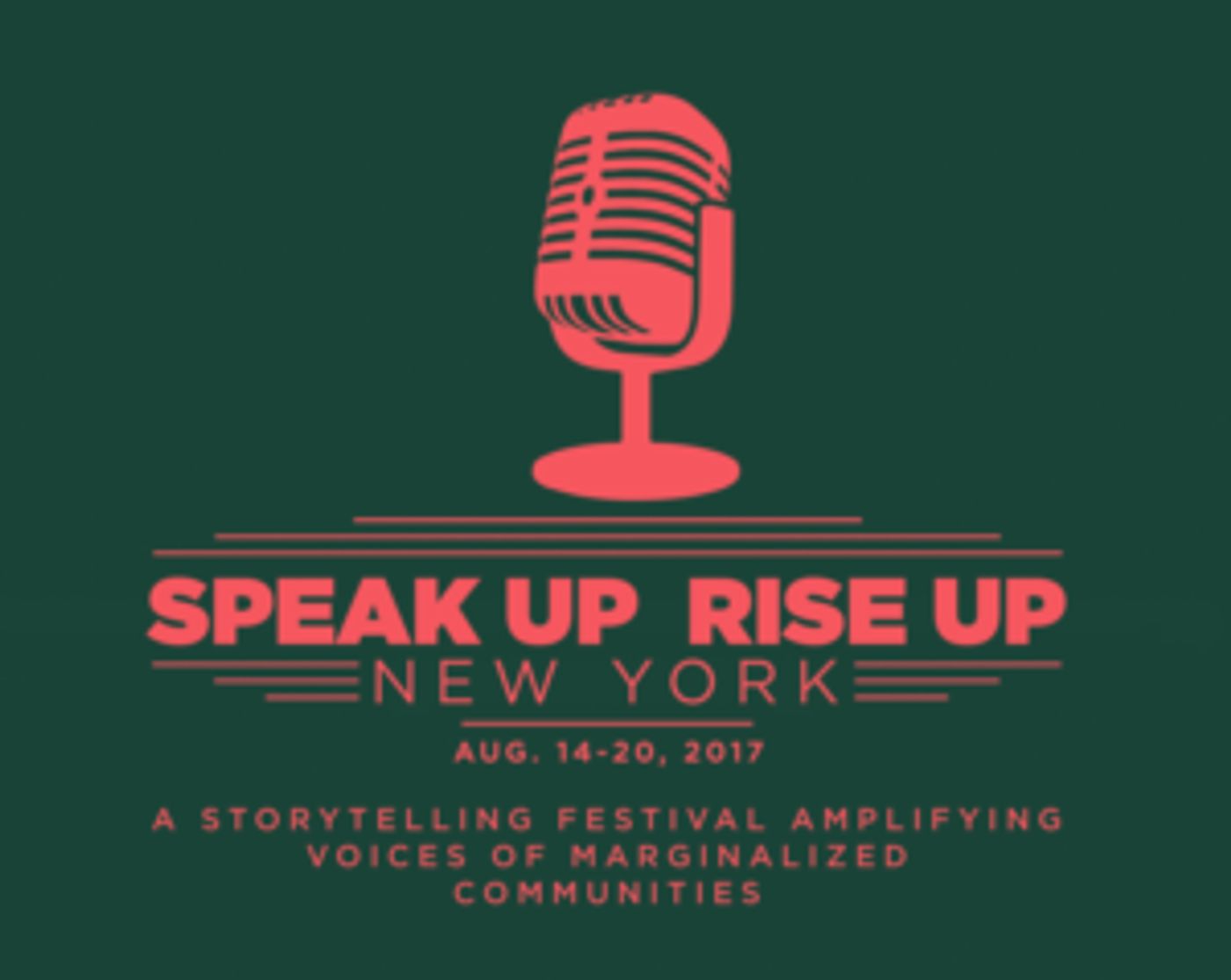 Lineup Announced for First Annual Speak Up, Rise Up Festival  Image
