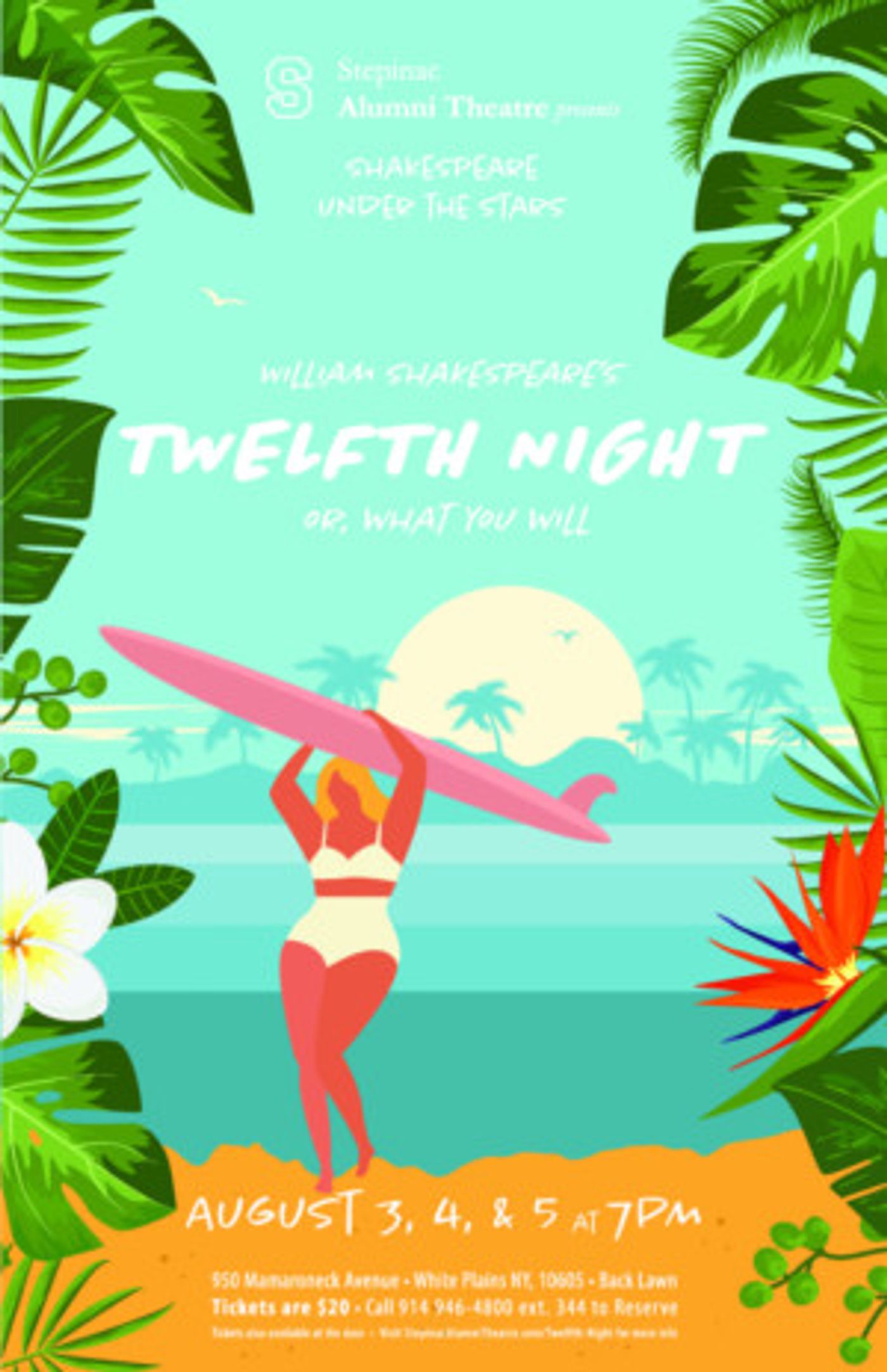 Stepinac Alumni Theatre to Continue 'Shakespeare Under the Stars' with TWELFTH NIGHT  Image