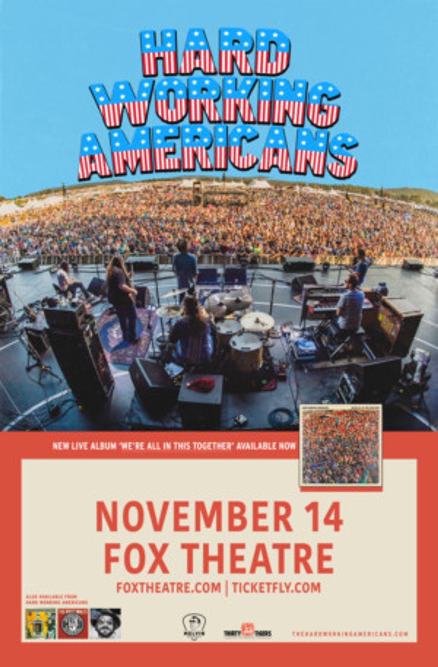 HARD WORKING AMERICANS Come to Fox Theatre 11/14 Image