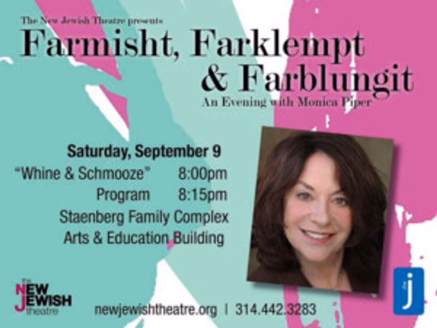Emmy Winner Monica Piper to Bring FARMISHT, FARKLEMPT & FARBLUNGIT to the JCC Image