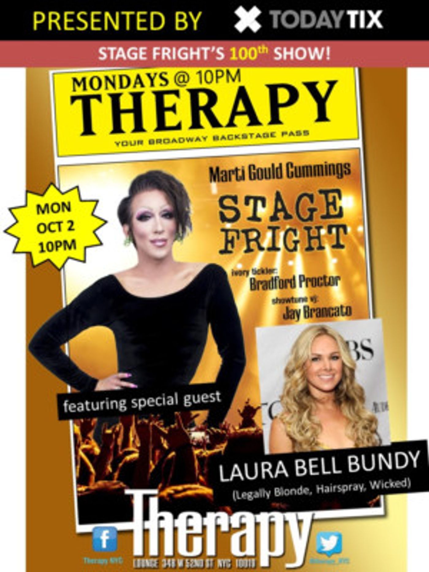 Laura Bell Bundy Set for STAGE FRIGHT at Therapy Next Week Image
