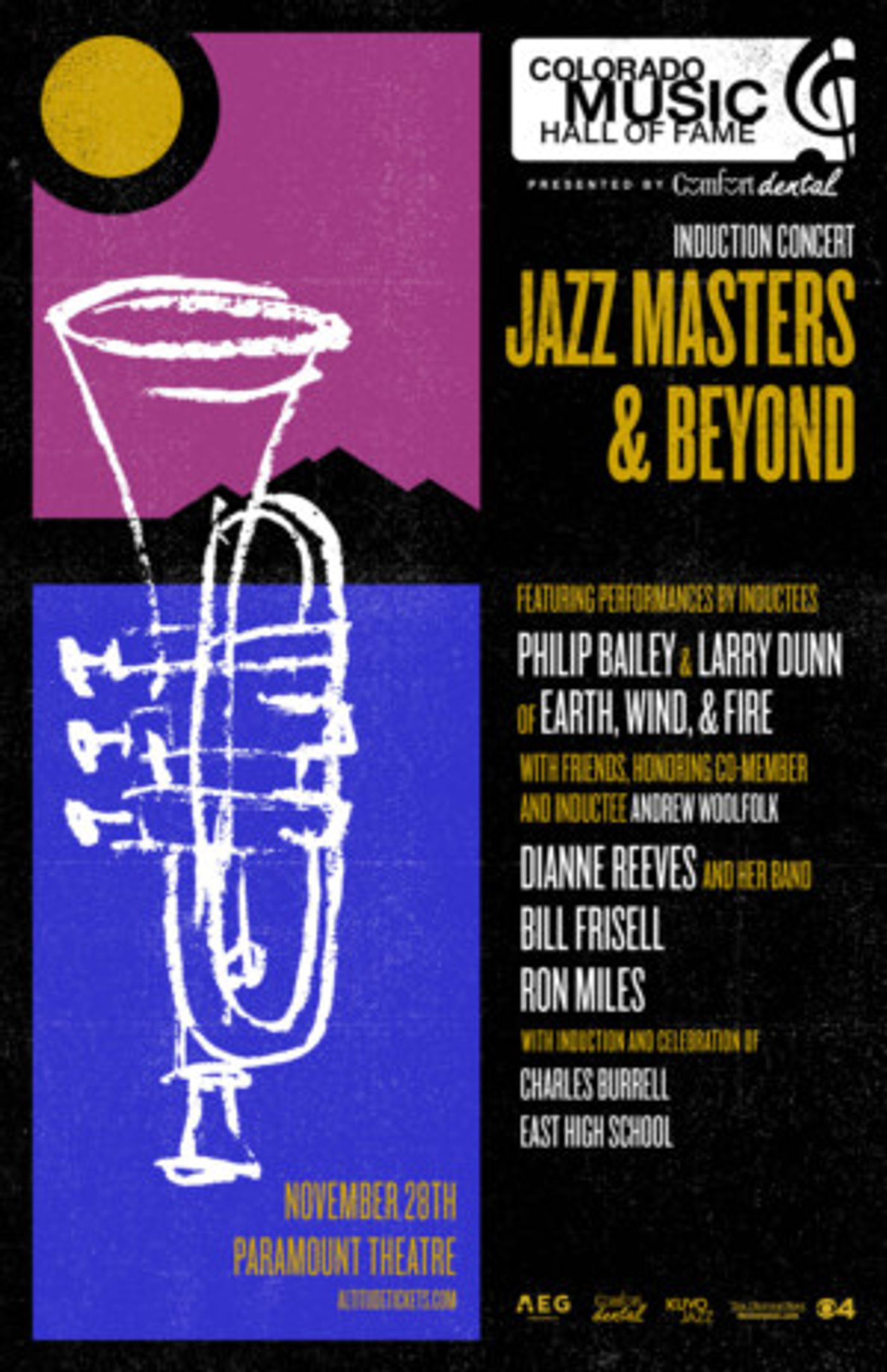 Tickets on Sale Friday for Colorado Music Hall of Fame's Induction of JAZZ MASTERS  Image