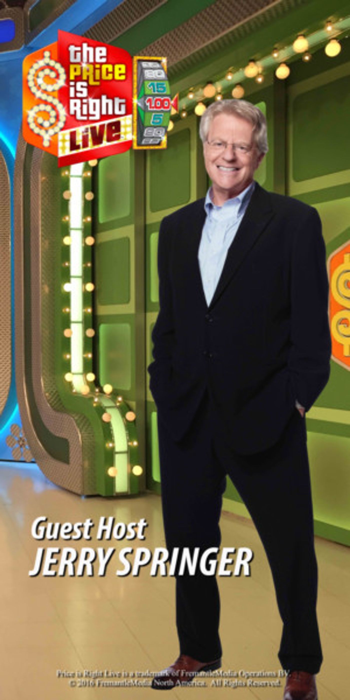 Jerry Springer Announced as Guest Host for PRICE IS RIGHT LIVE  Image