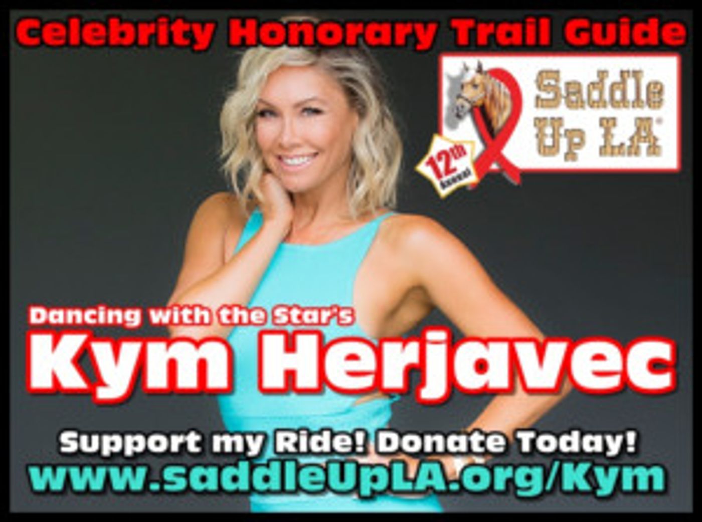 DANCING WITH THE STARS' Kym Herjavec Named 2017 Celebrity Honorary Trail Guide for the 12th Saddle UP LA  Image