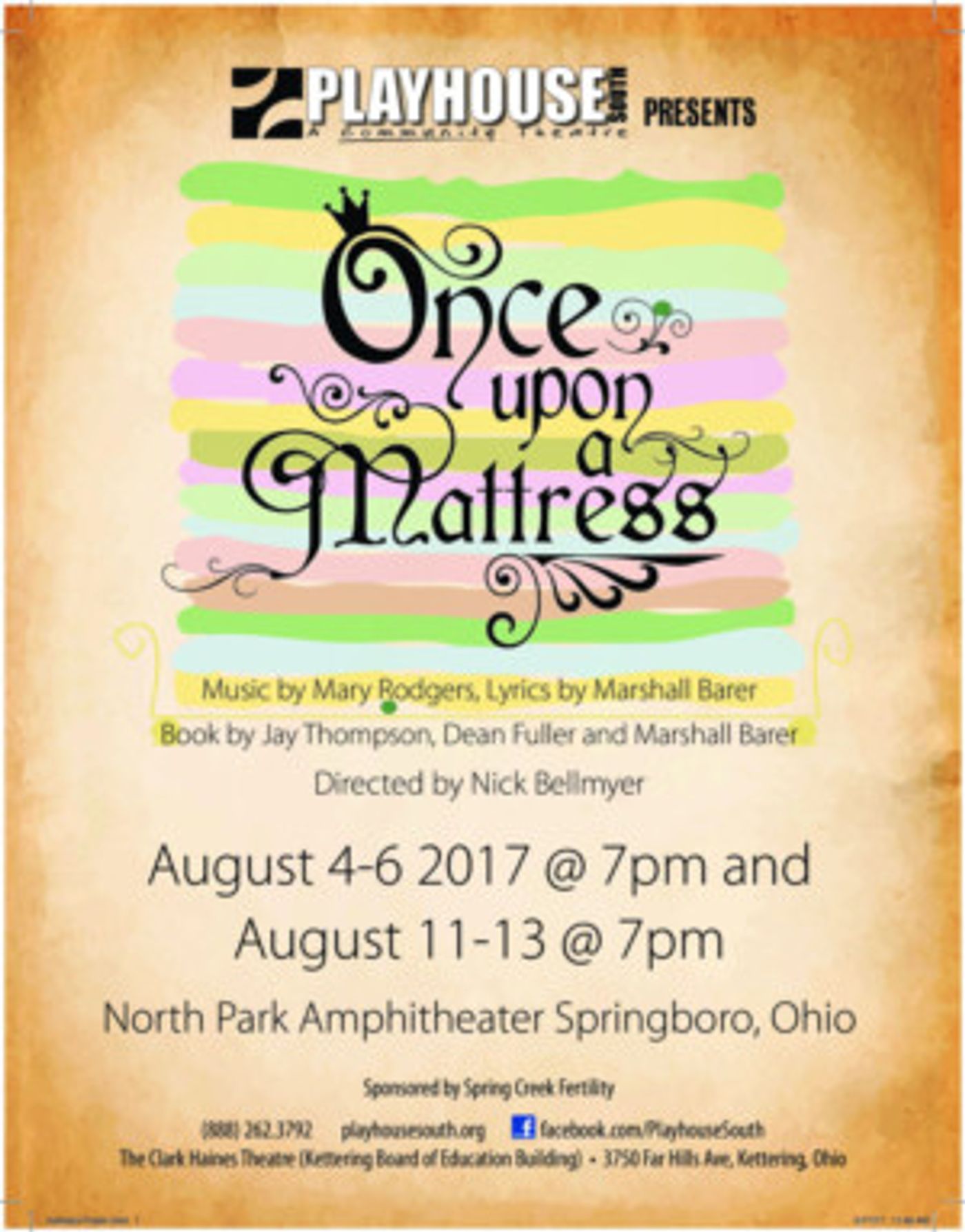 Playhouse South presents ONCE UPON A MATTRESS  Image