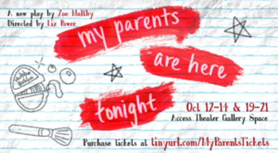 Zoe Maltby's New Play MY PARENTS ARE HERE TONIGHT Premieres Tonight at Access Theatre Gallery Space Image