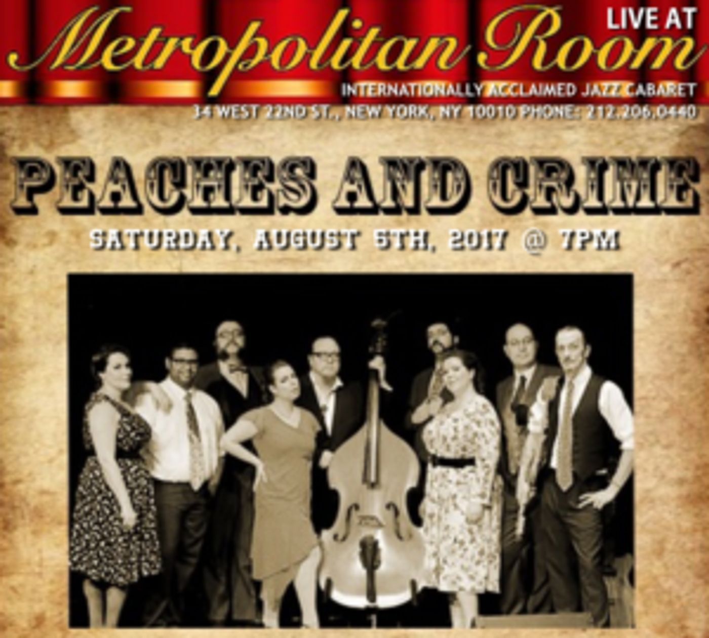 PEACHES AND CRIME Comes to The Metropolitan Room Image