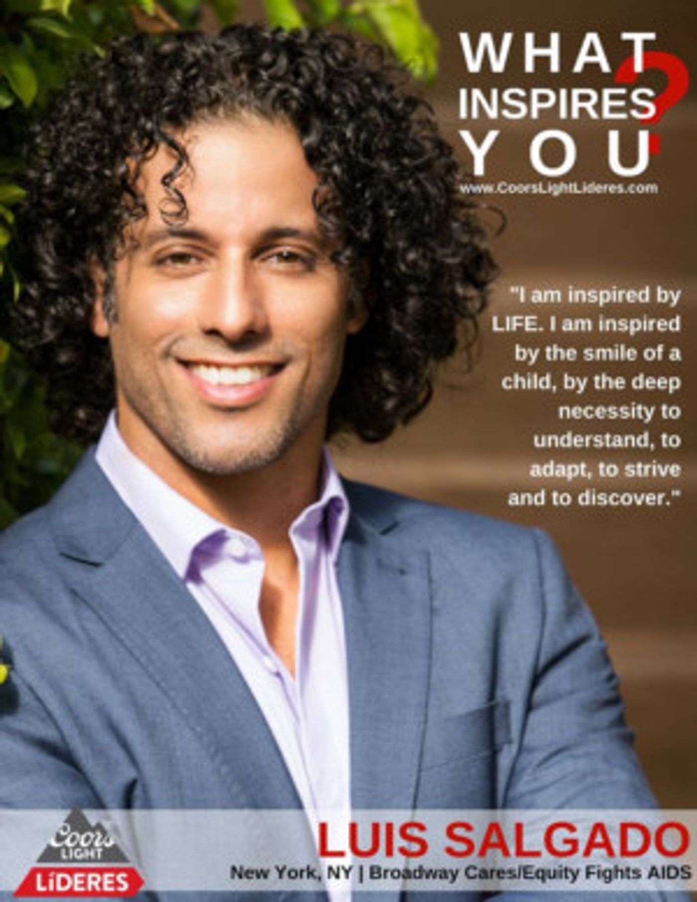 Luis Salgado Nominated Leader of the Year by CoorsLightLideres  Image