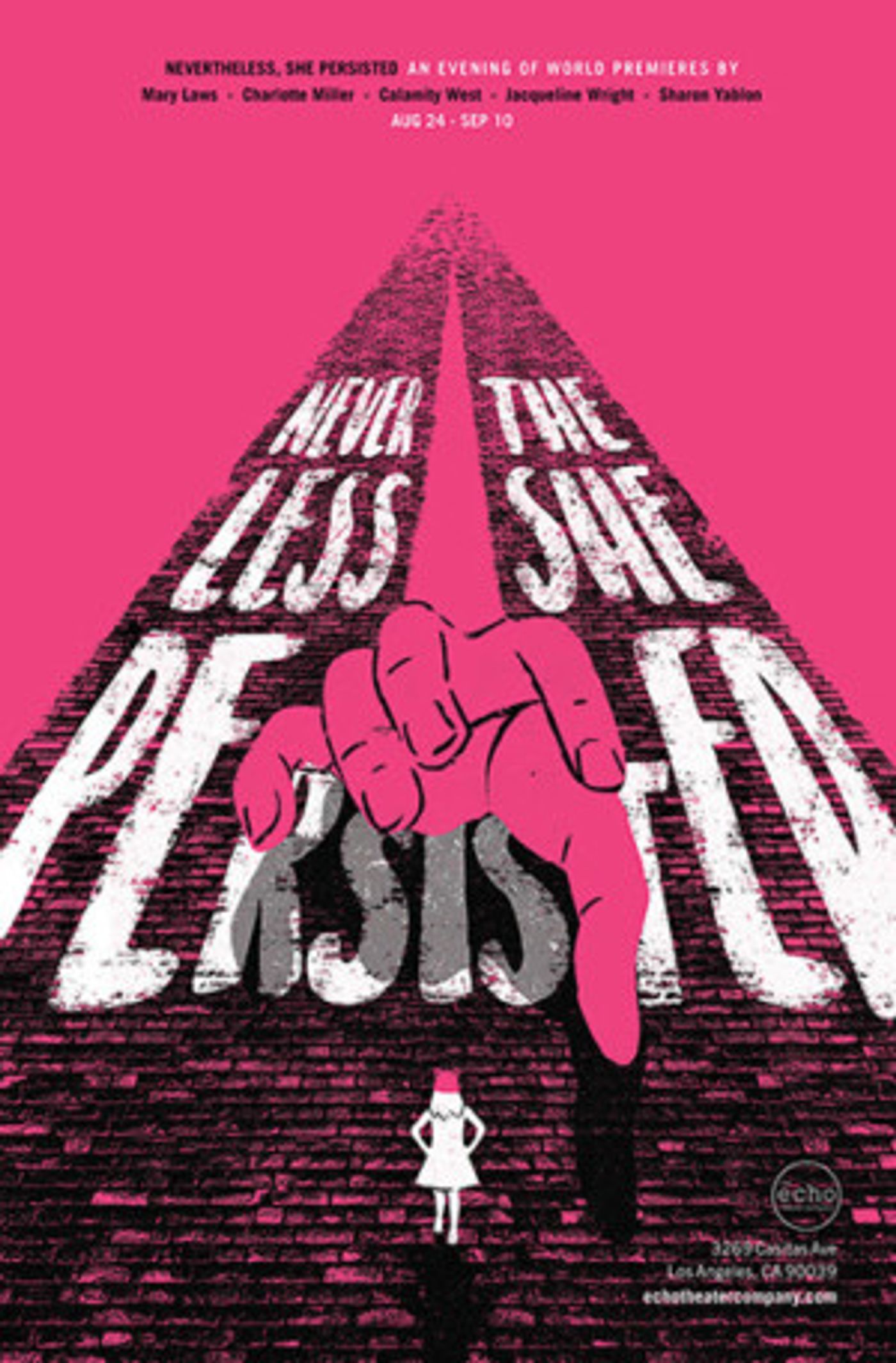 NEVERTHELESS, SHE PERSISTED: 5 Short Plays by Women Playwrights Comes to the Echo  Image