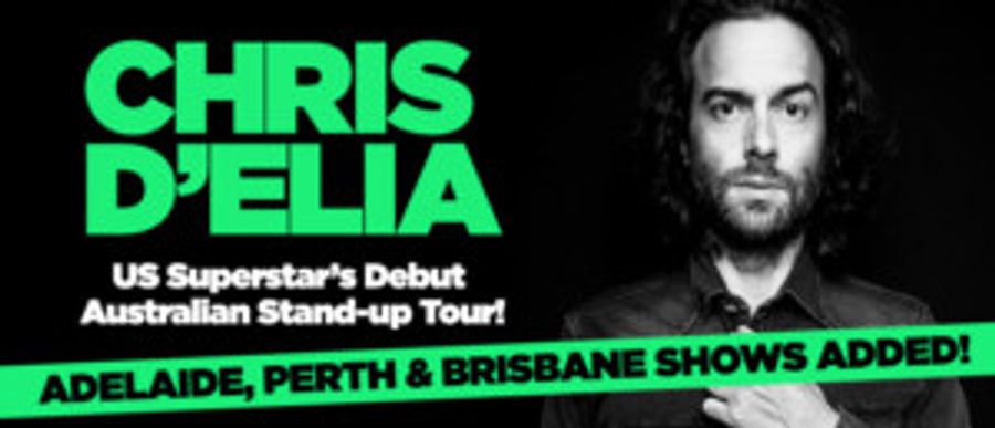 CHRIS D'ELIA Adds Adelaide, Perth & Brisbane to Australian Tour Image