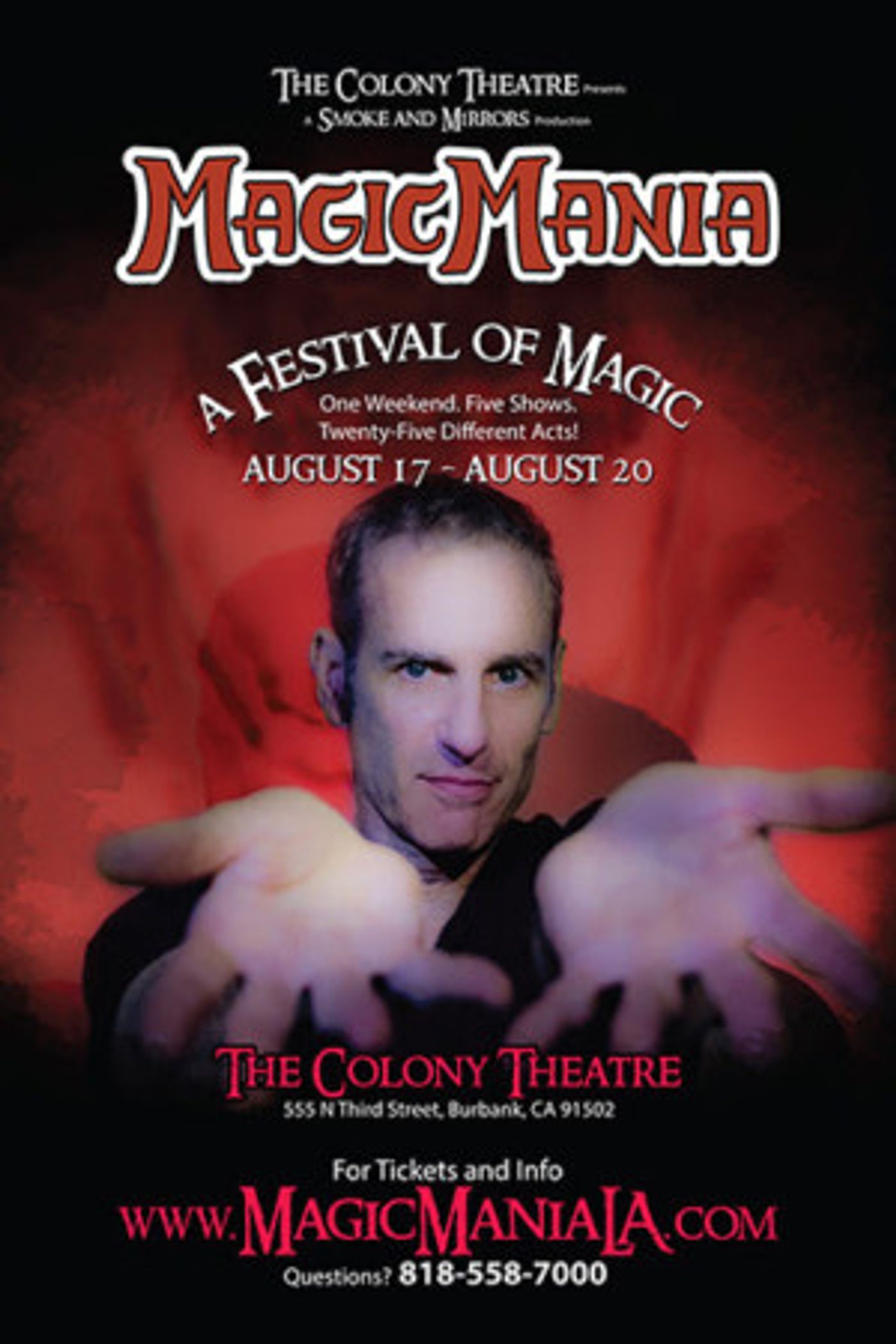 MAGICMANIA: An Immersive Weekend of Amazement Comes to Colony Theatre  Image
