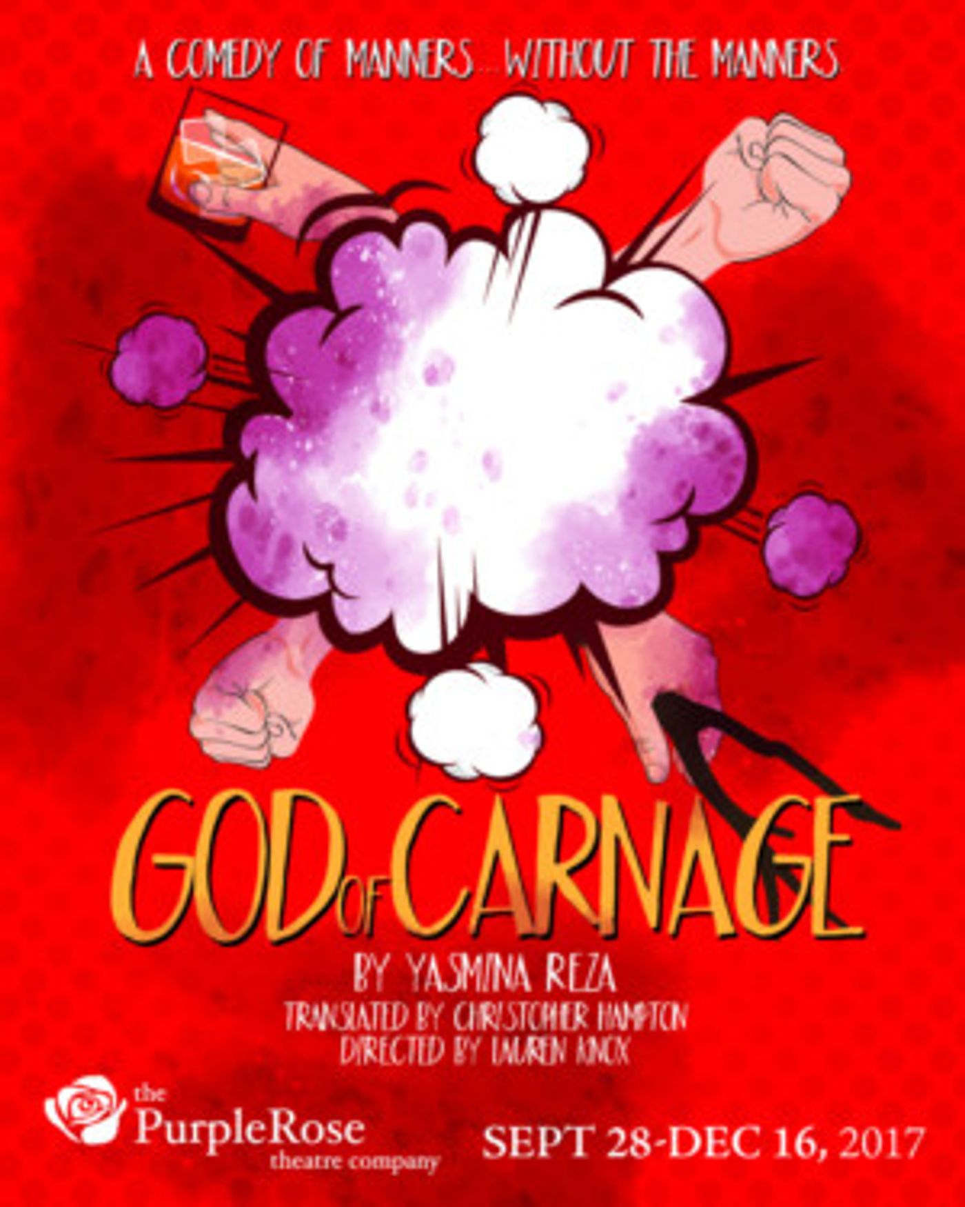 The Purple Rose Theatre Opens 27th season with GOD OF CARNAGE  Image