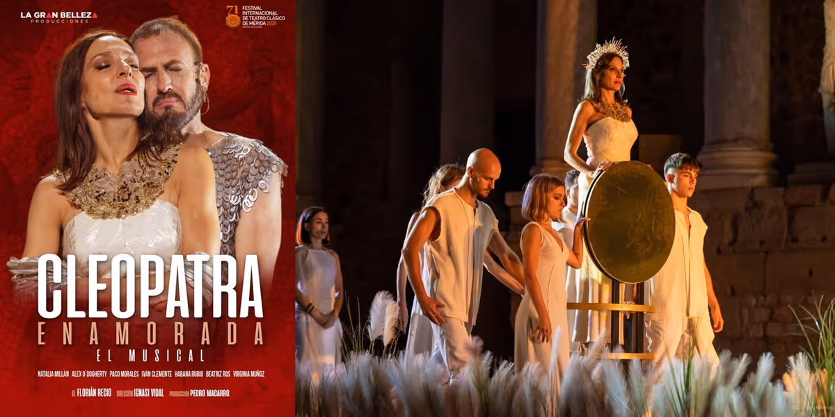 CLEOPATRA ENAMORADA, EL MUSICAL llega a Madrid tras su éxito en el Festival de Mérida