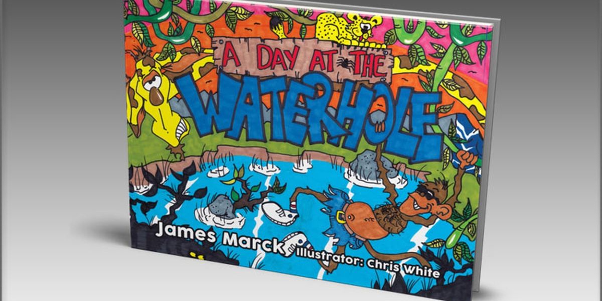 Children's Book A DAY AT THE WATERHOLE Out Now
