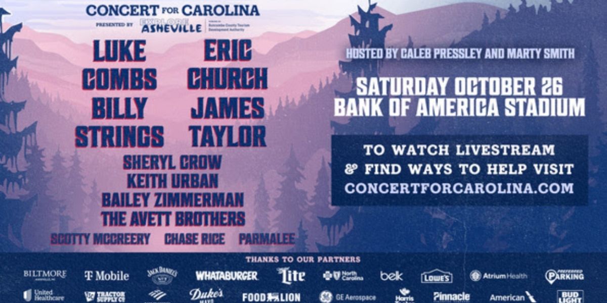 'Concert for Carolina' Adds Veeps Livestream Due to Large Demand